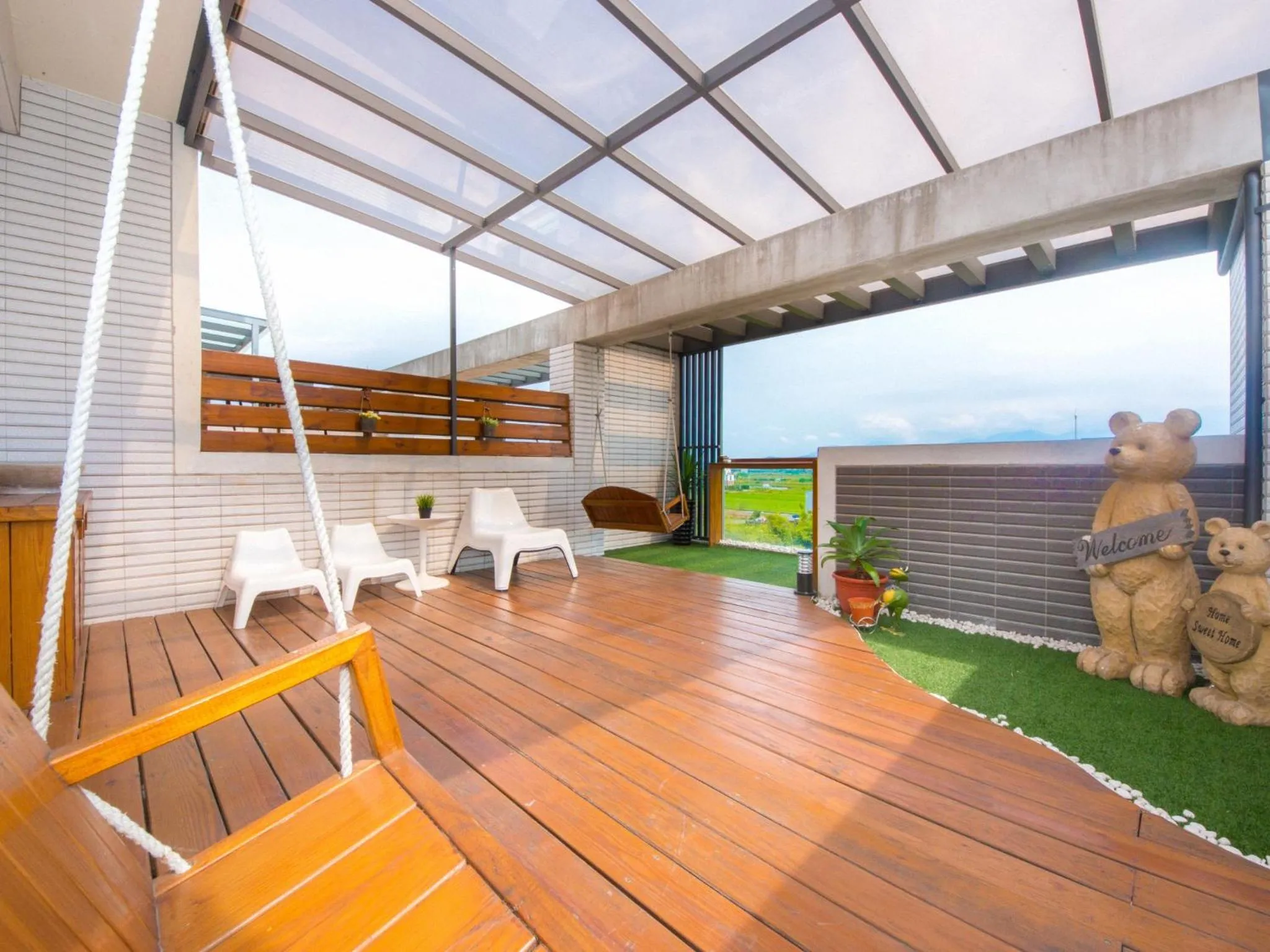 Balcony/Terrace in 極簡旅行民宿 Simple Travel B&B