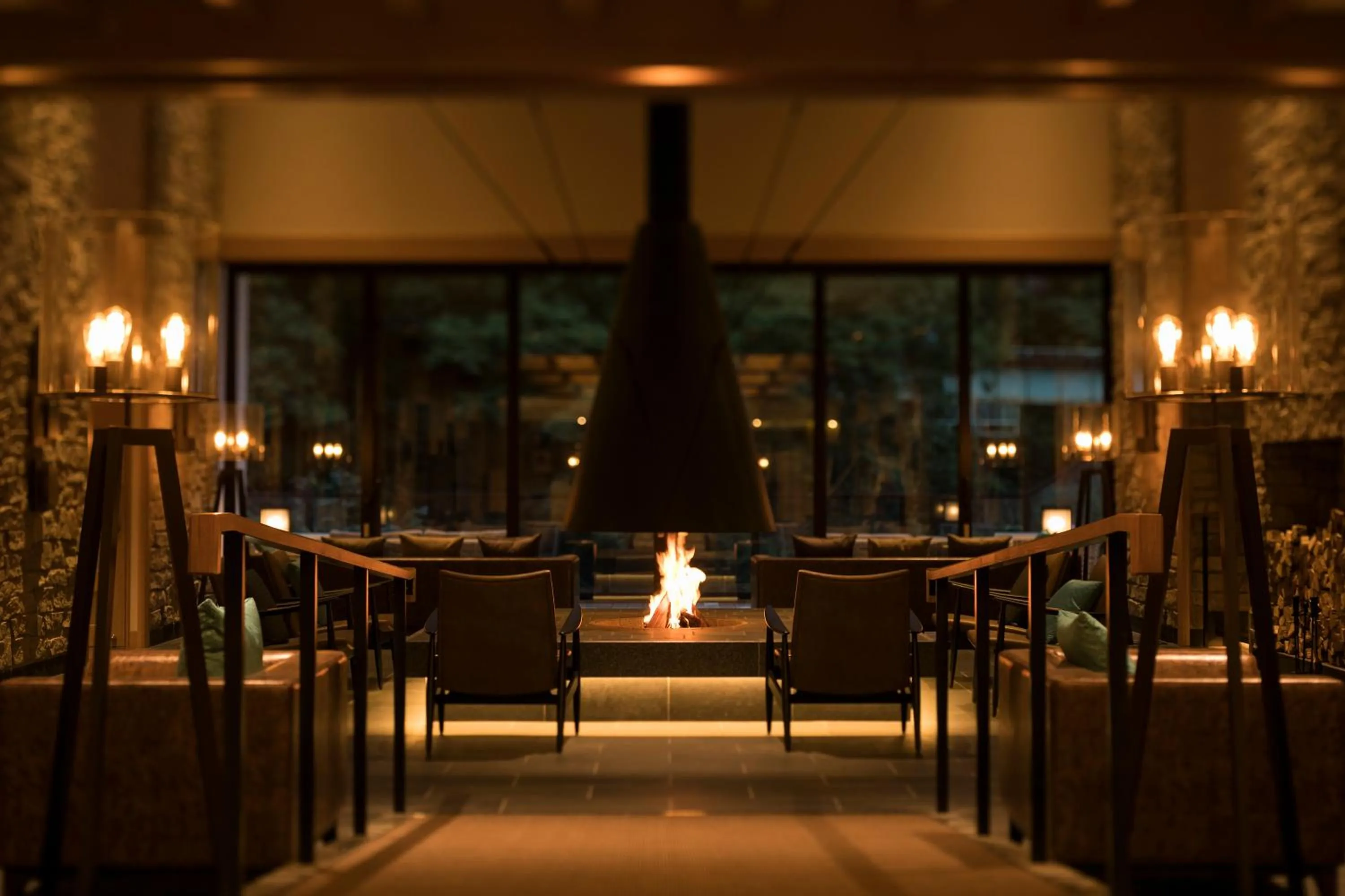 Communal lounge/ TV room in Minakami Hotel Juraku