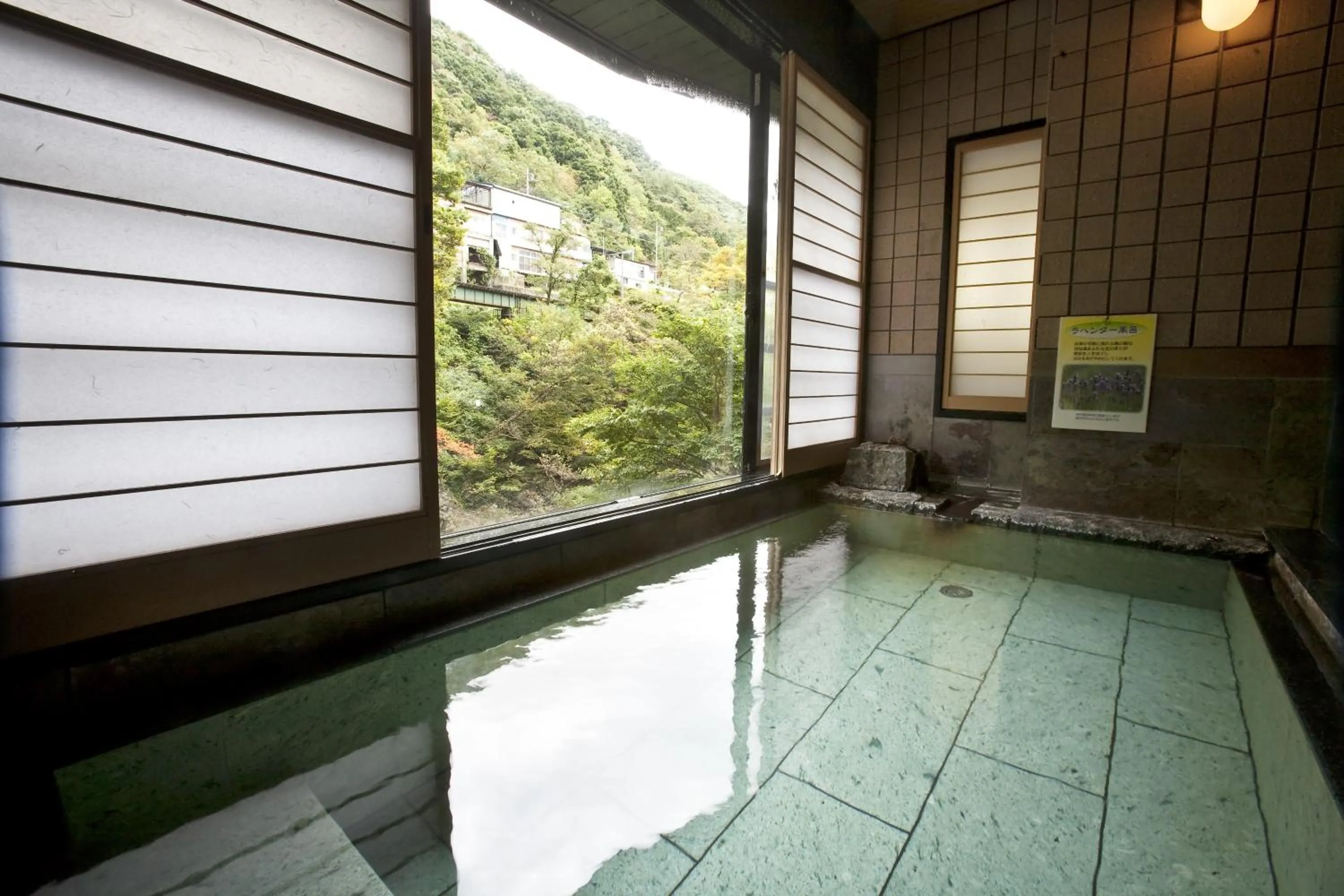 Hot Spring Bath in Minakami Hotel Juraku