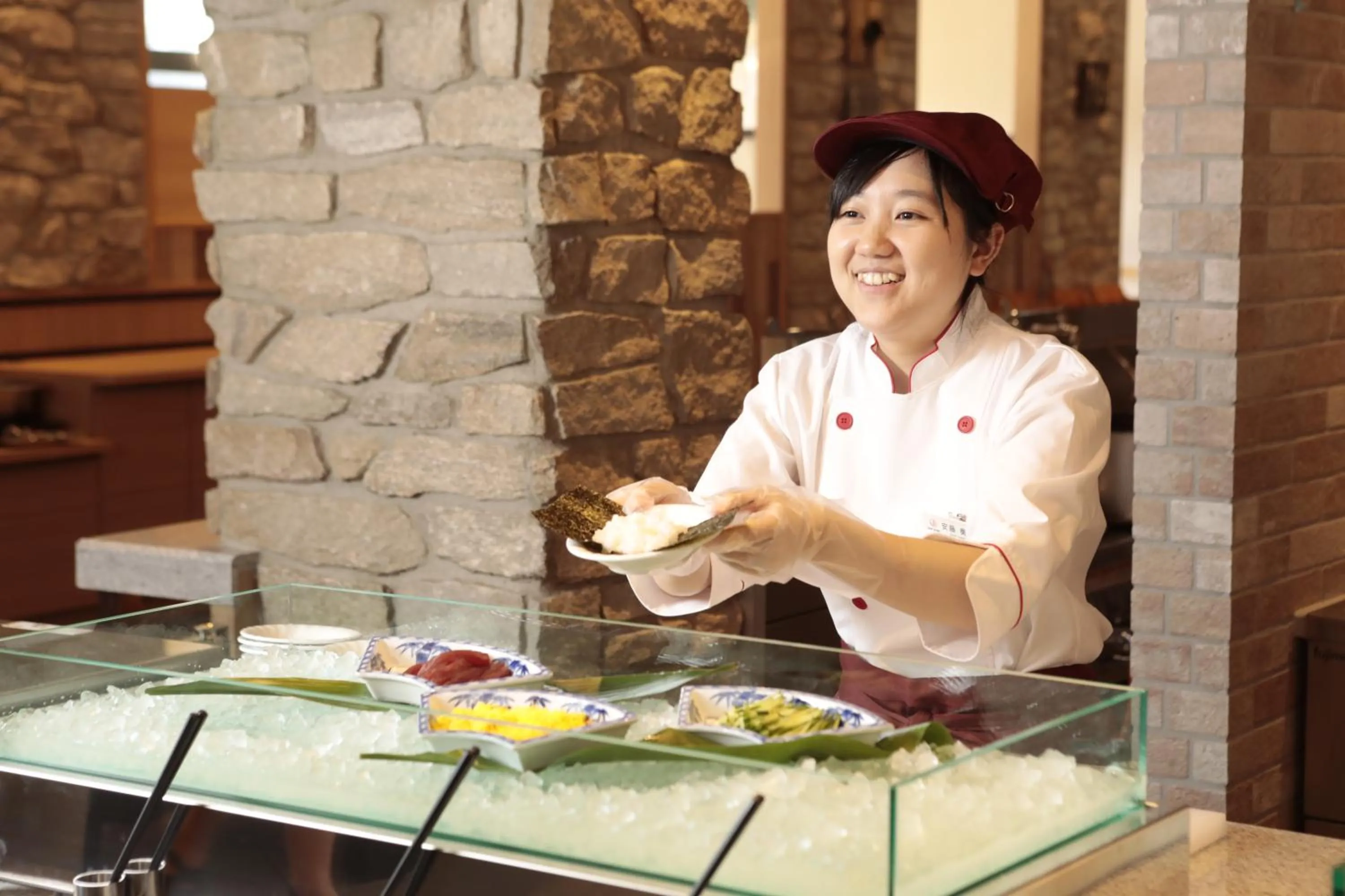 Staff in Minakami Hotel Juraku