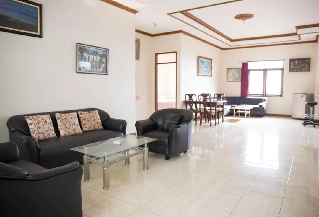 Living room in Villa Tjokro