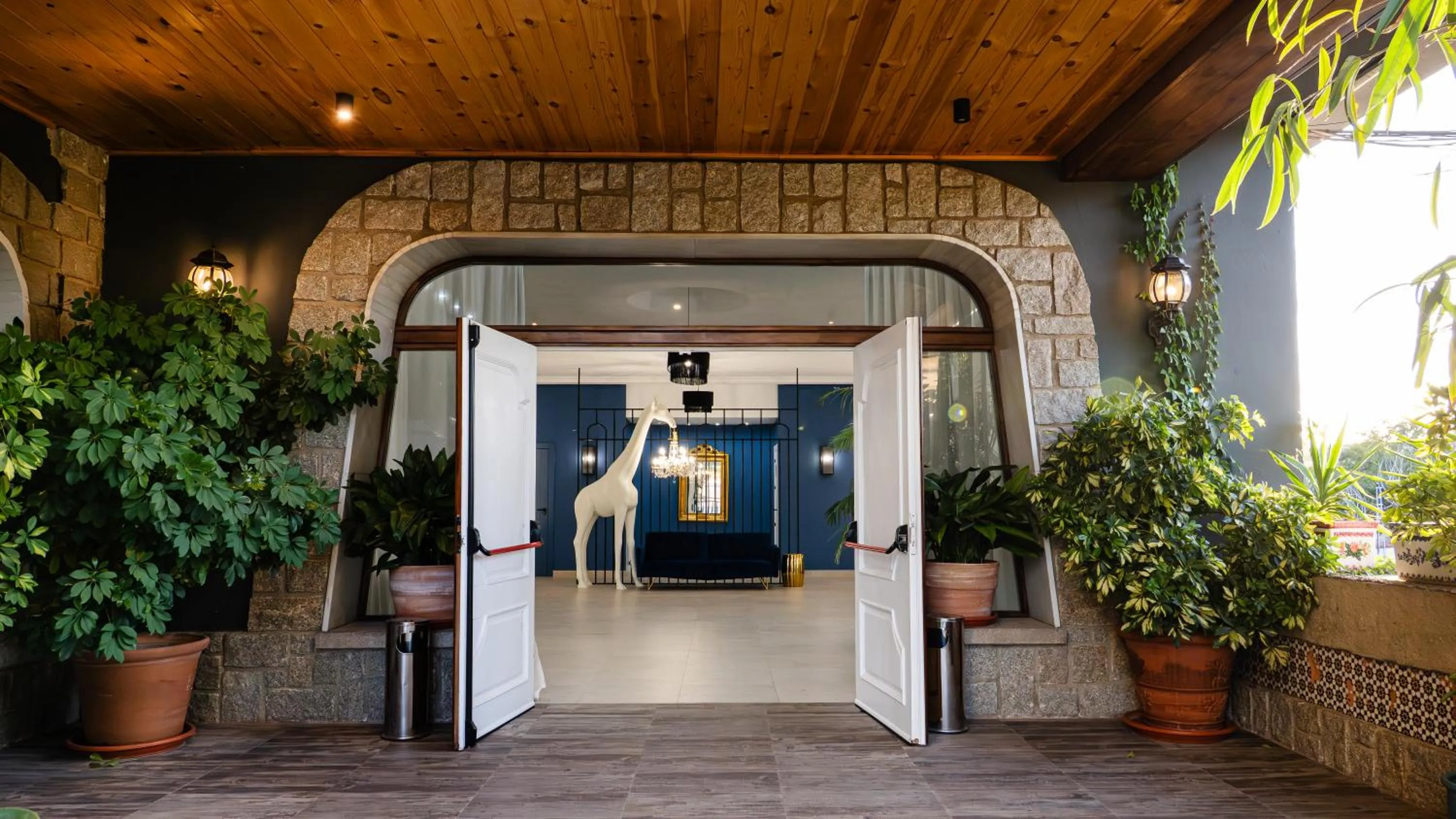 Facade/entrance in Hotel Zodiaco