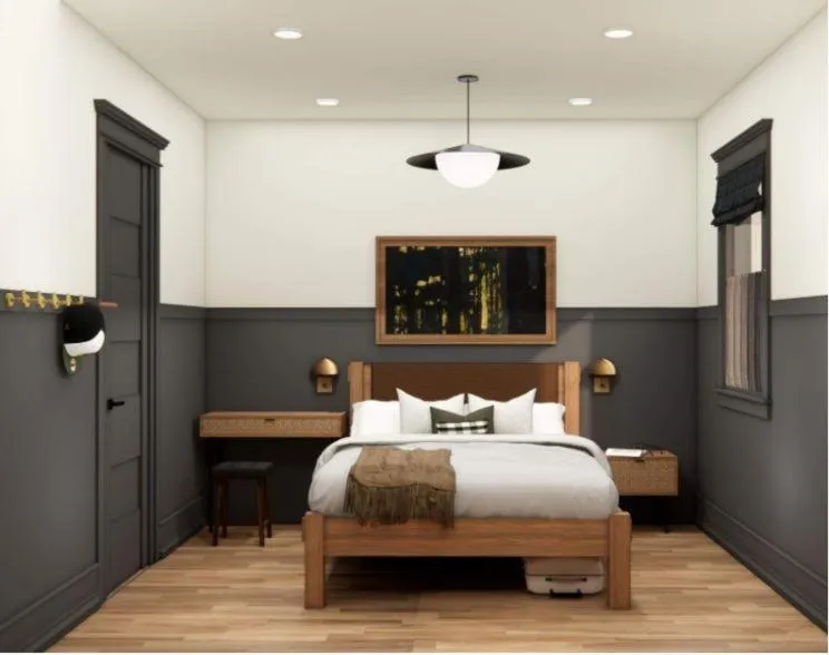 Bed in Lightwell Hotel & Spa