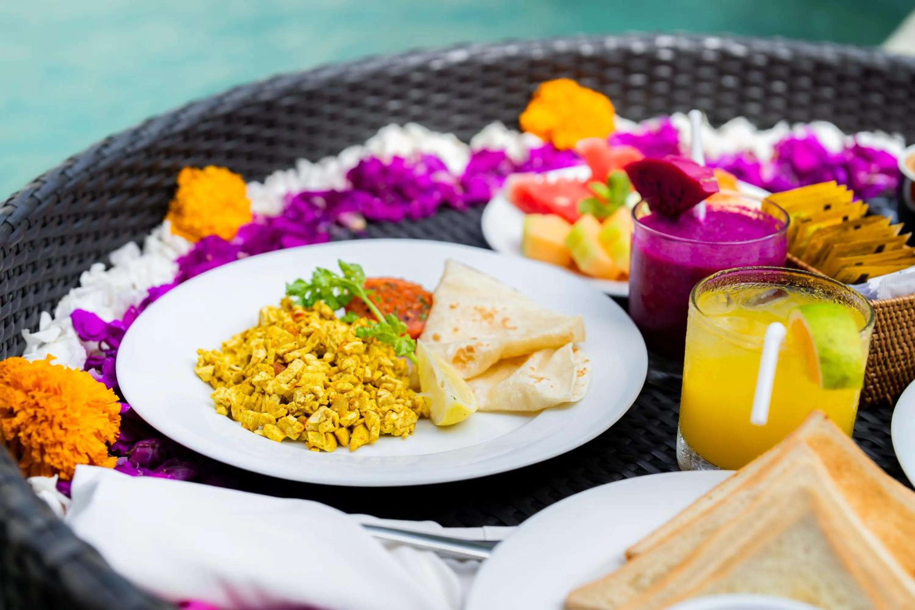 Breakfast in Temuku Ubud Villas