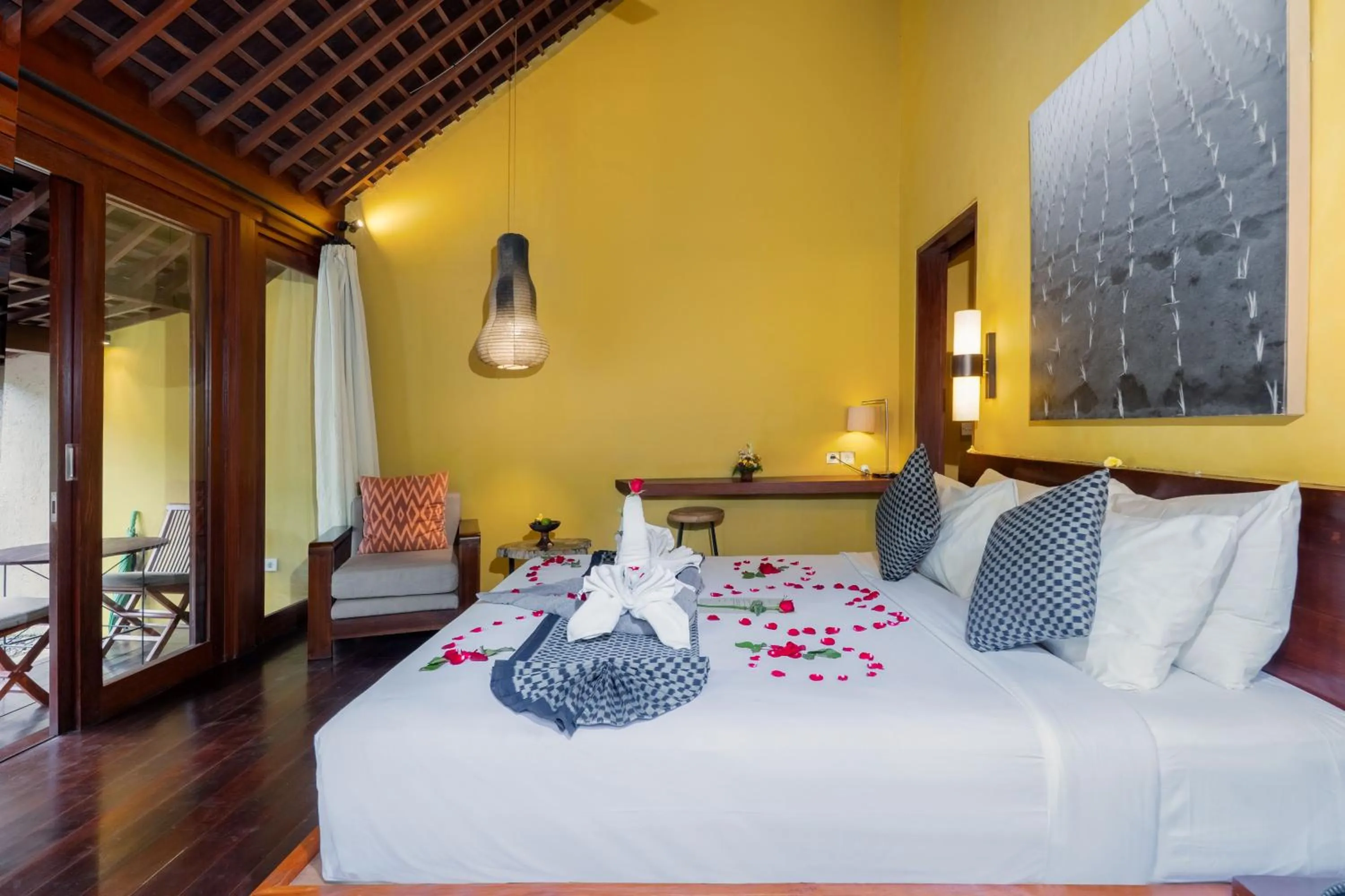 Bedroom, Bed in Temuku Ubud Villas