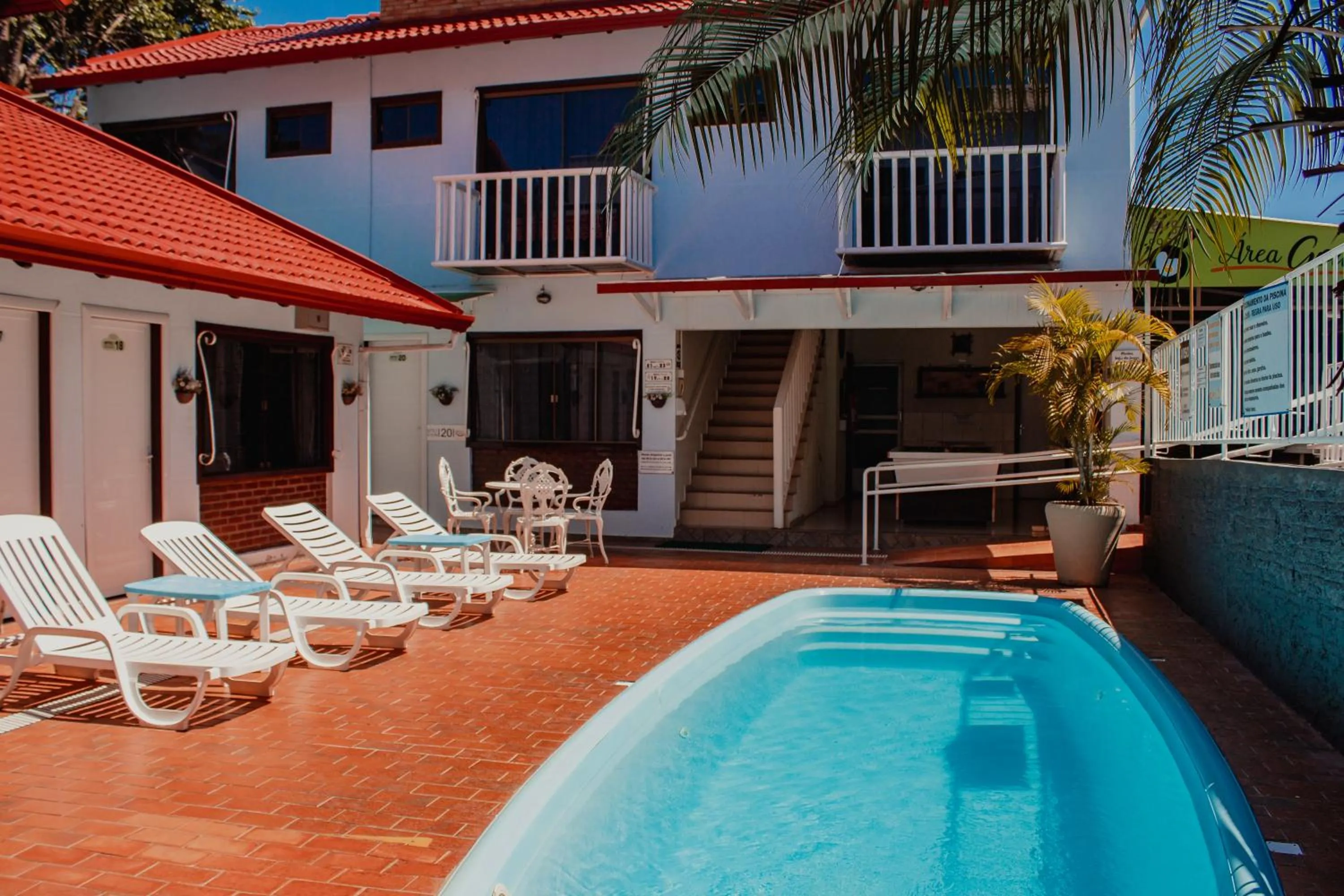 Pool view in Pousada Iguassu Charm Suites