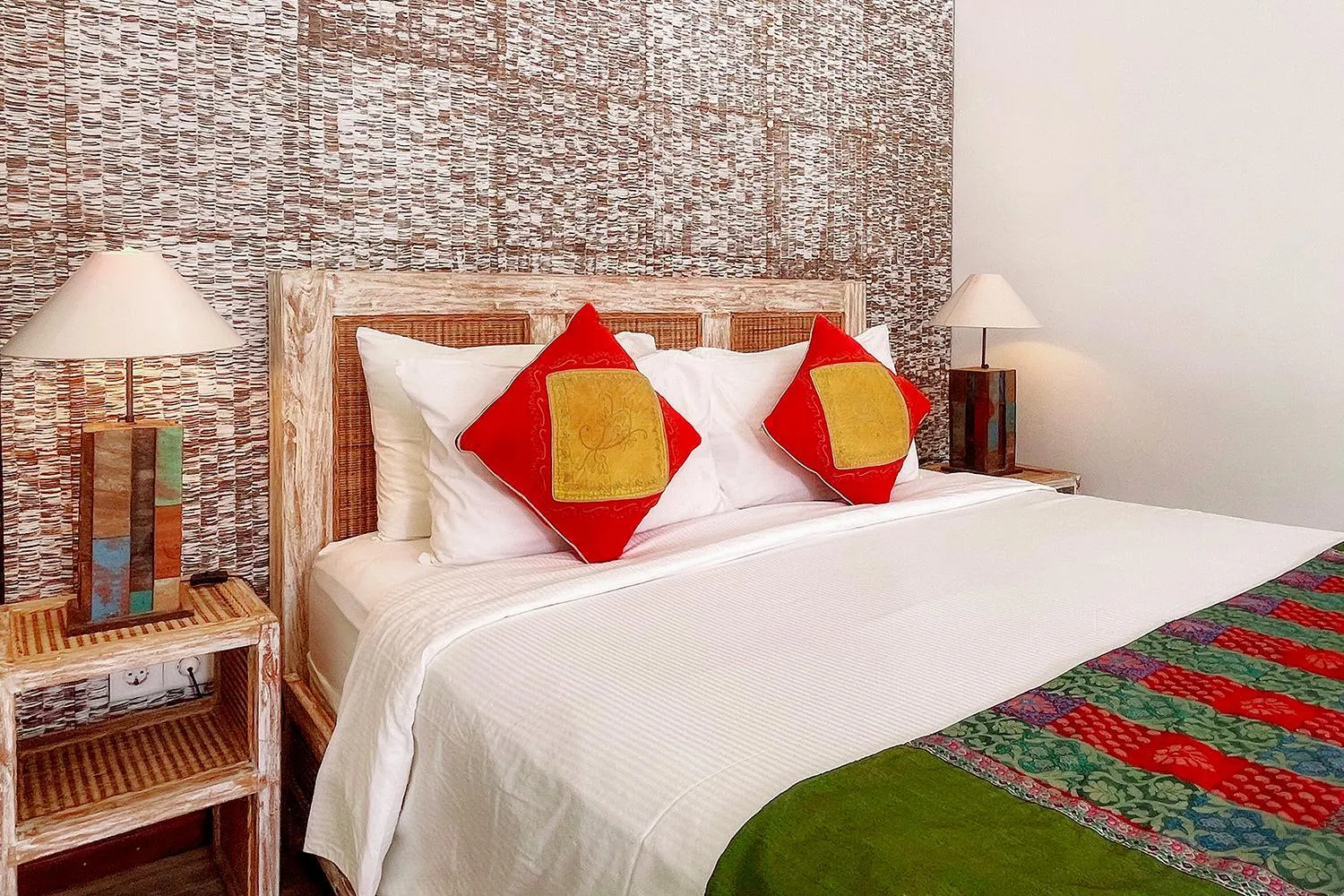 Bed in Kura Kura Resort Gili Meno