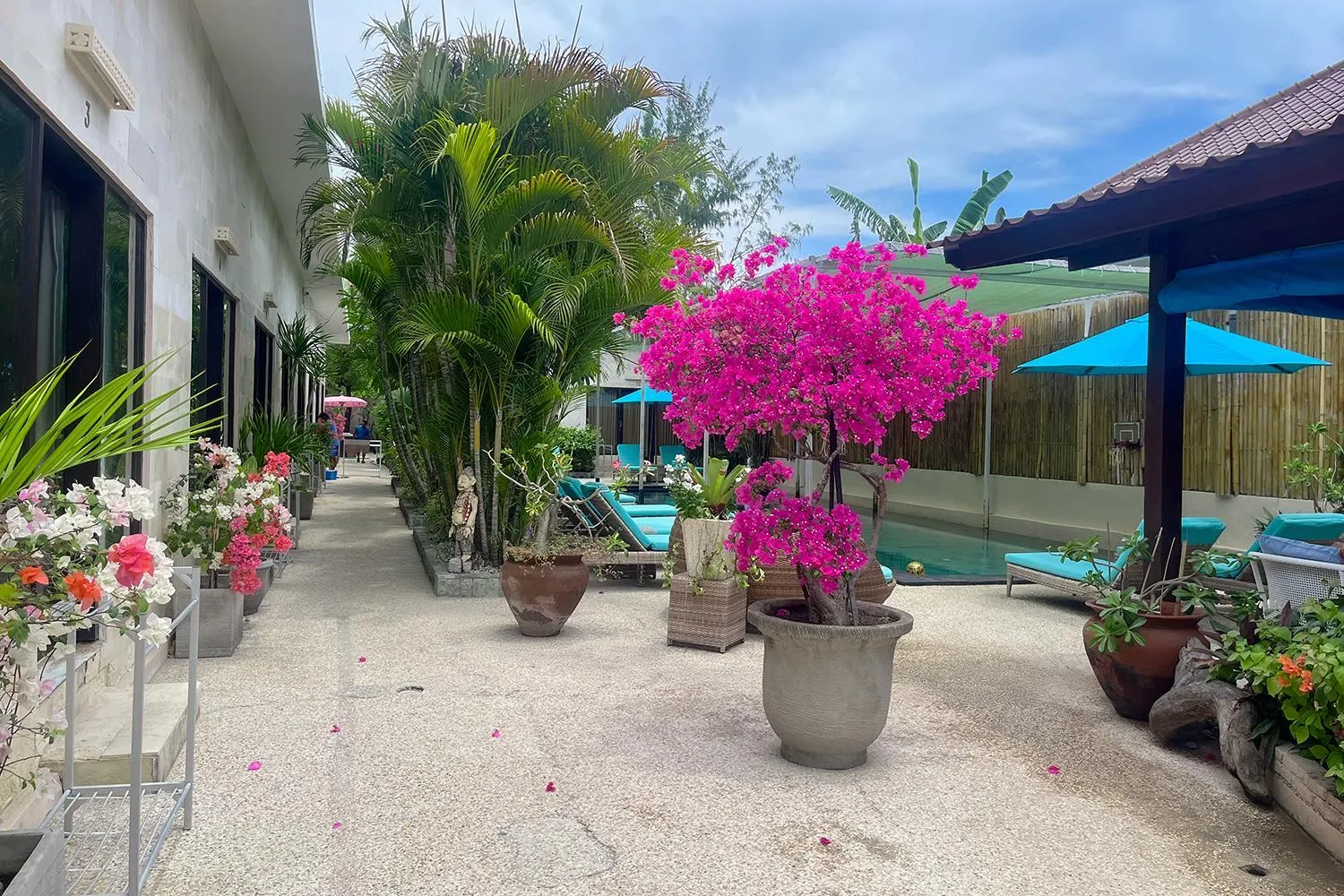 Patio in Kura Kura Resort Gili Meno