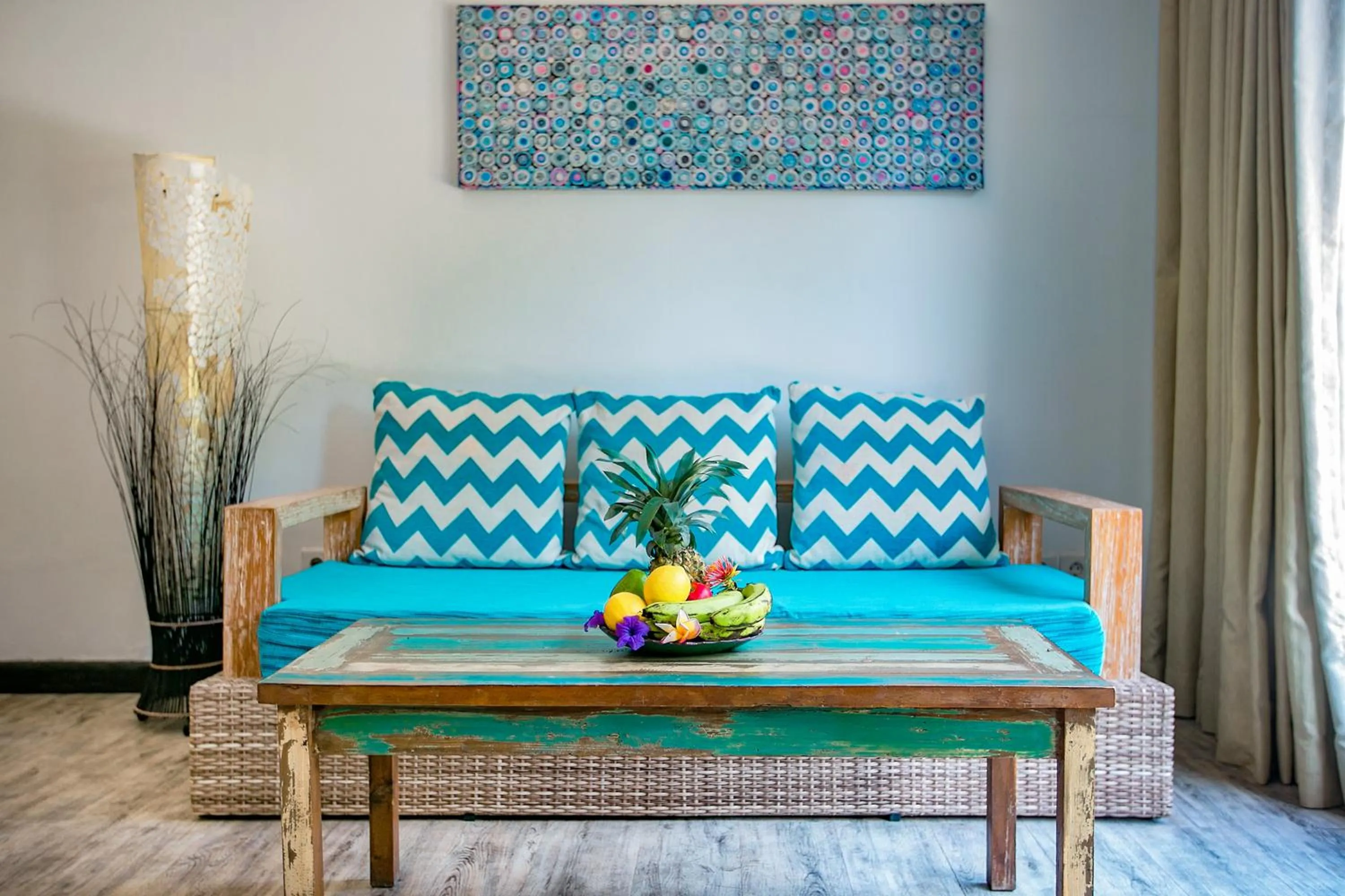 Living room in Kura Kura Resort Gili Meno