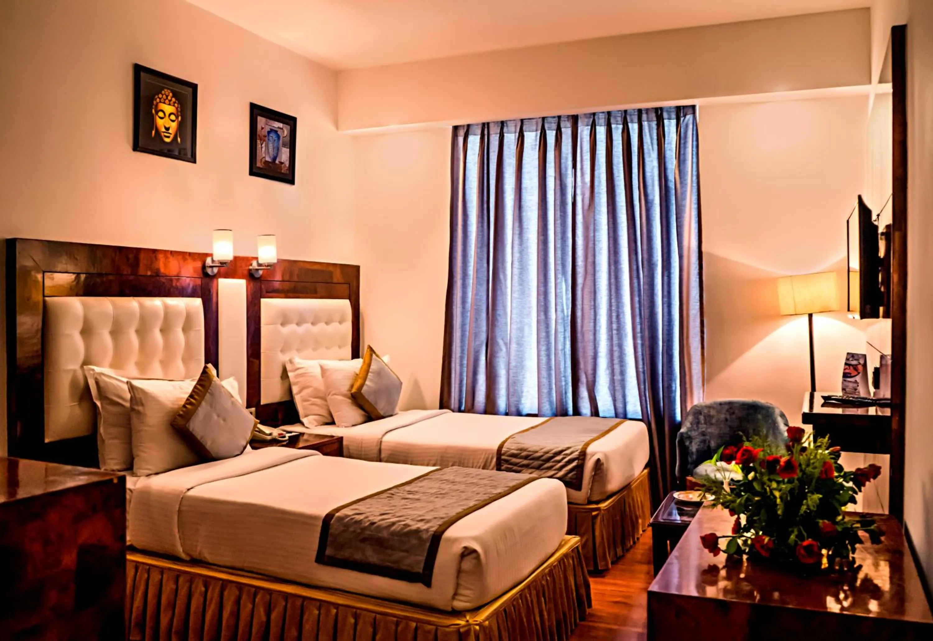 Bedroom, Bed in Park Ocean