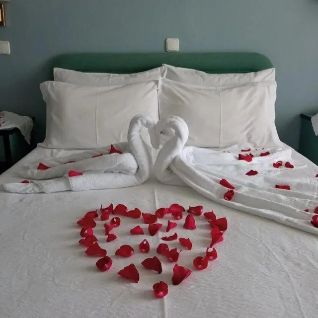 Bed in Amvrakia Hotel