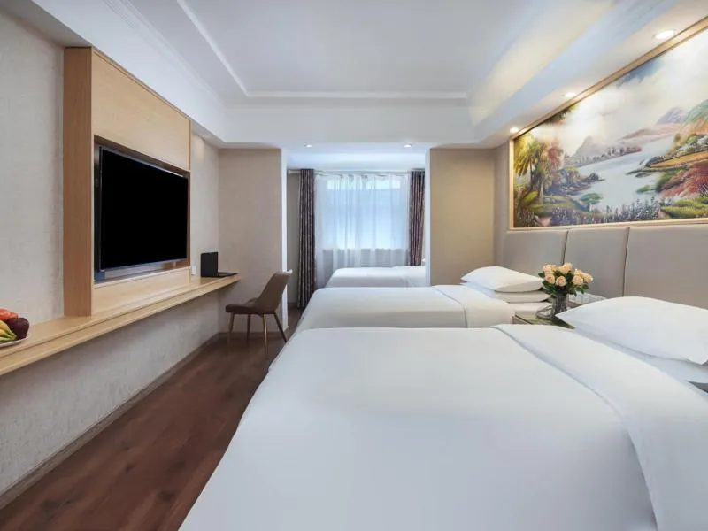 Bed in Vienna International Hotel Jingdezheng People Square