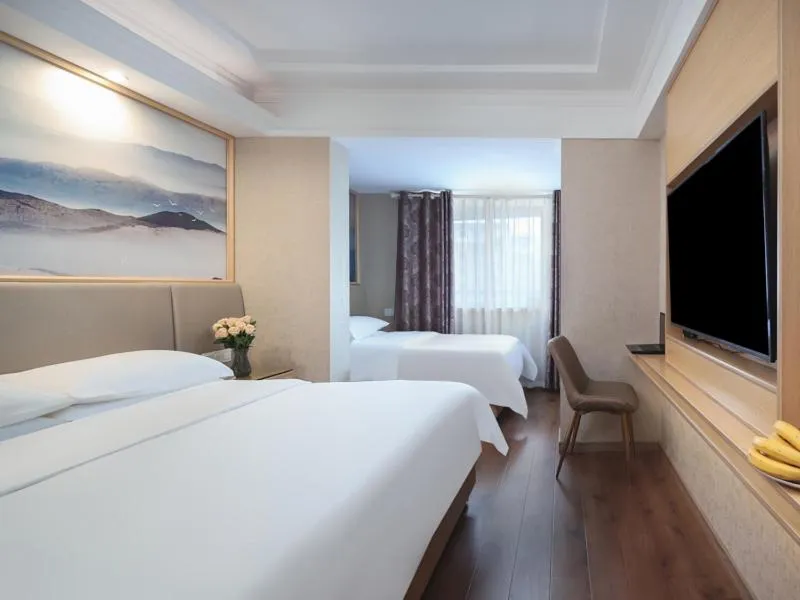 Bed in Vienna International Hotel Jingdezheng People Square