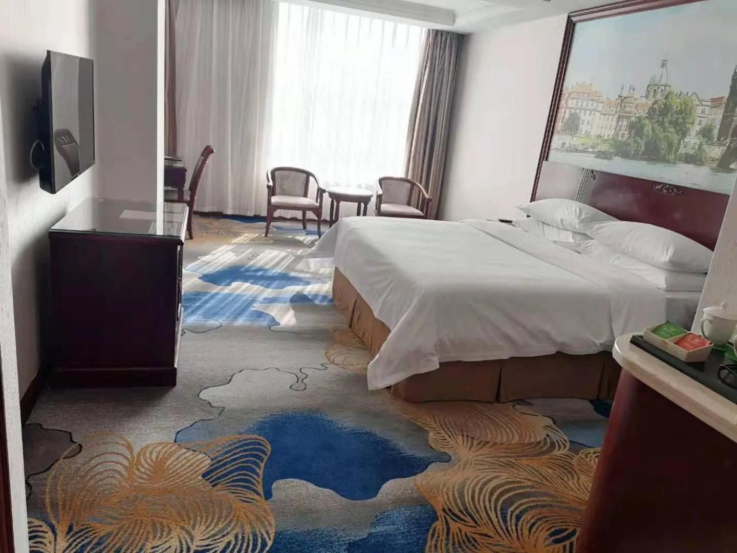 Bed in Vienna Hotel Shenzhen Longhua Qinghu Road