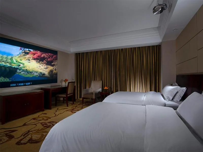 Bed in Vinenna International Hotel Shenzhen shajing