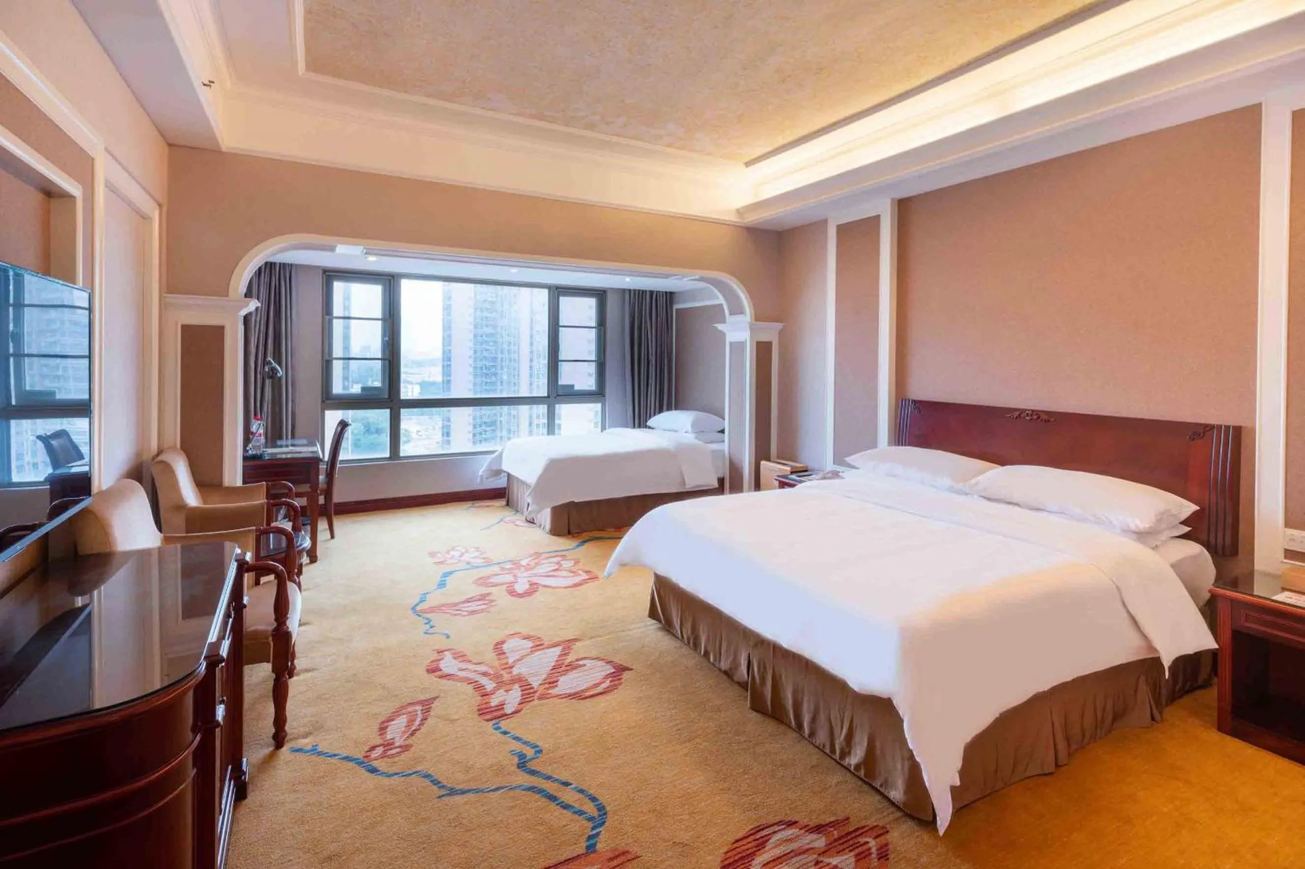 Bed in Vienna Hotel Shenzhen Songgang Liye Road