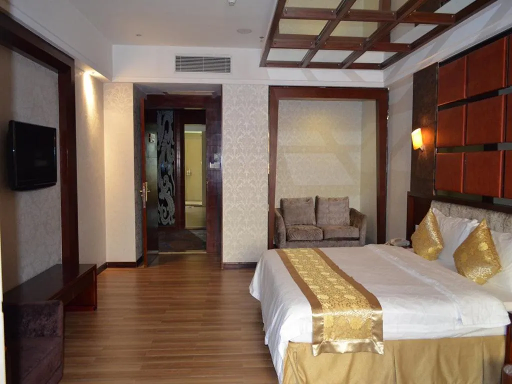 Bed in Vienna Hotel Dongguan Tangxia Guanlan Lake Golf Club