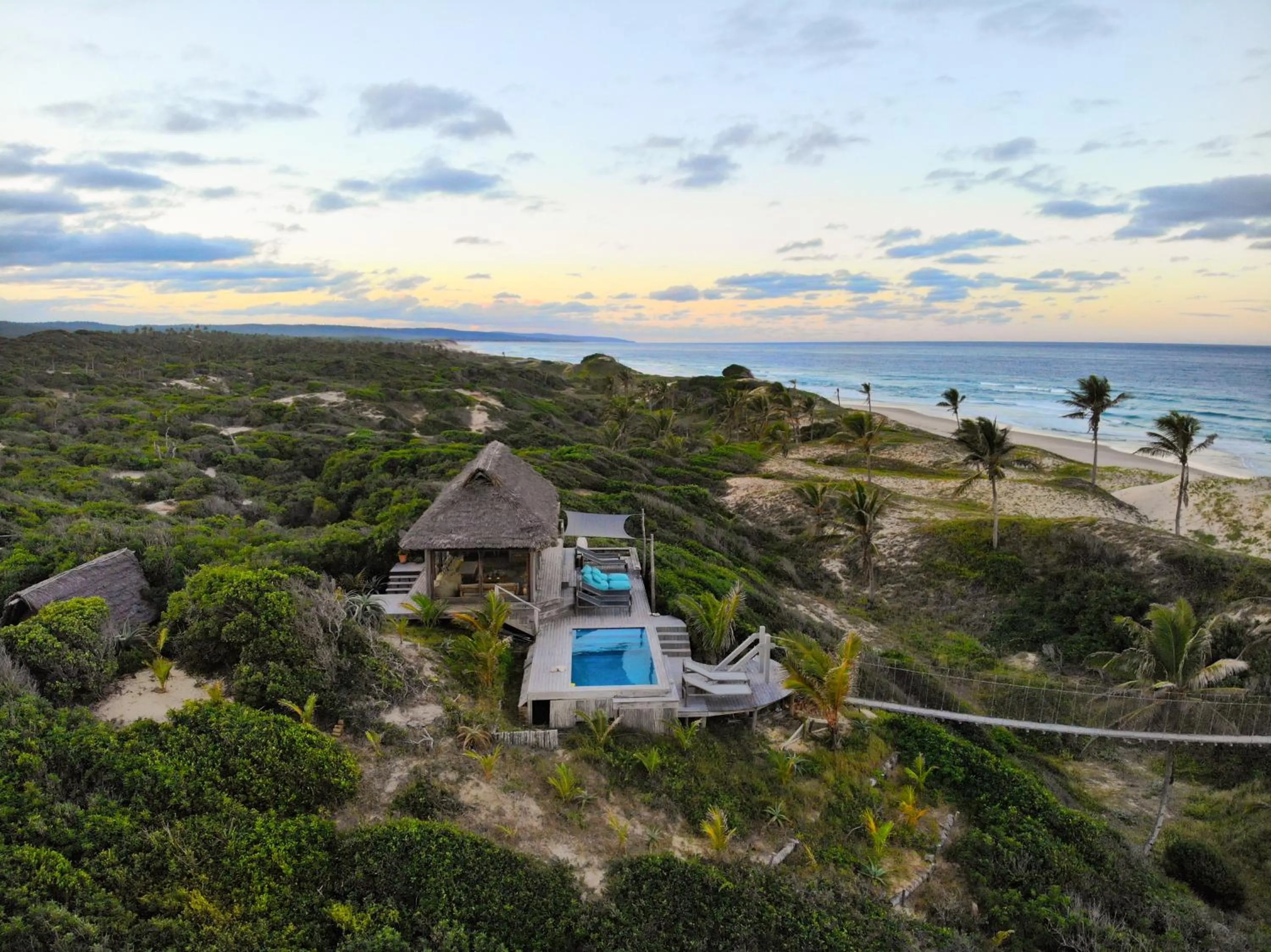 Bird's eye view in Travessia Beach Lodge