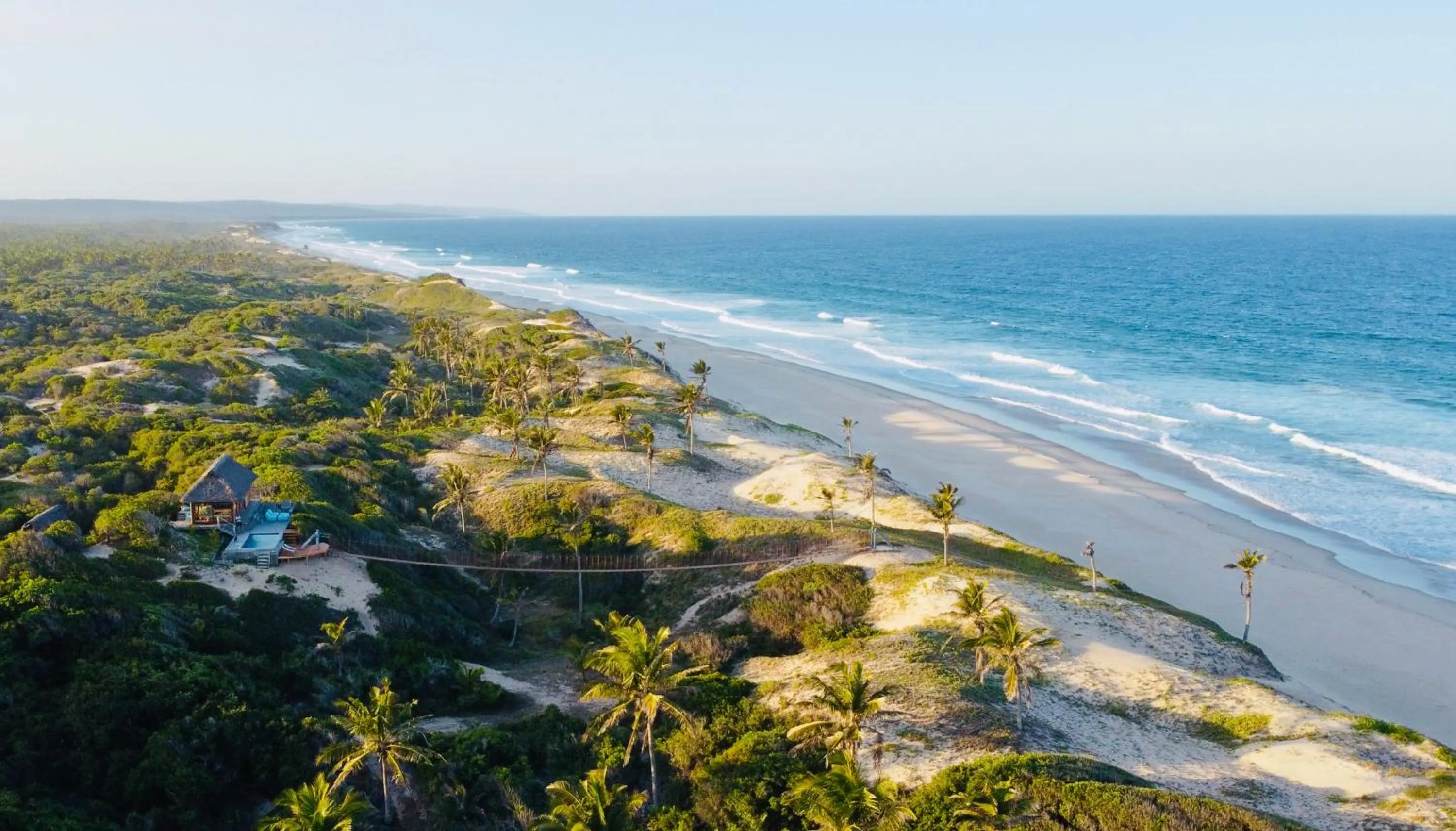 Bird's eye view in Travessia Beach Lodge