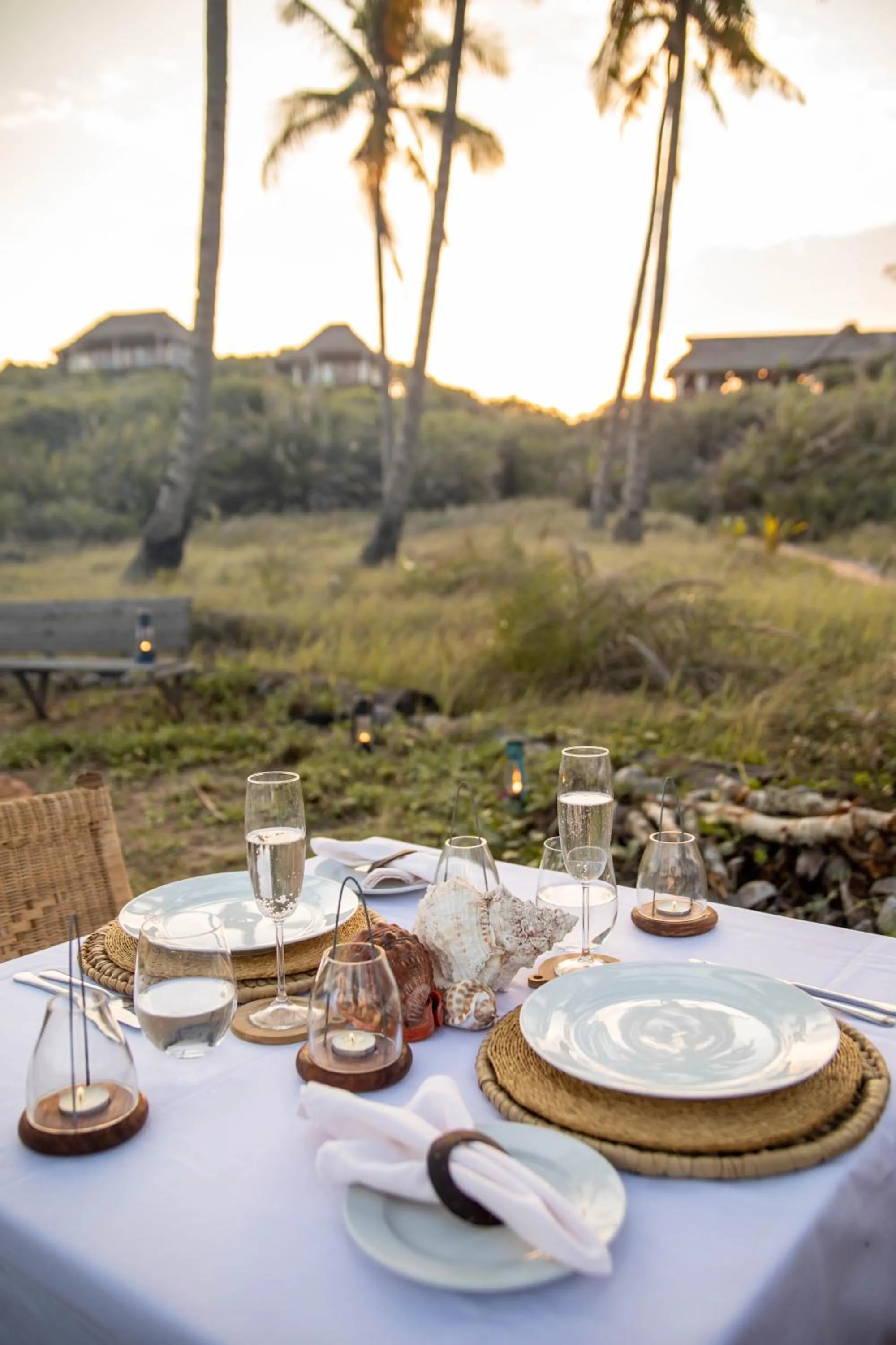 Dinner in Travessia Beach Lodge
