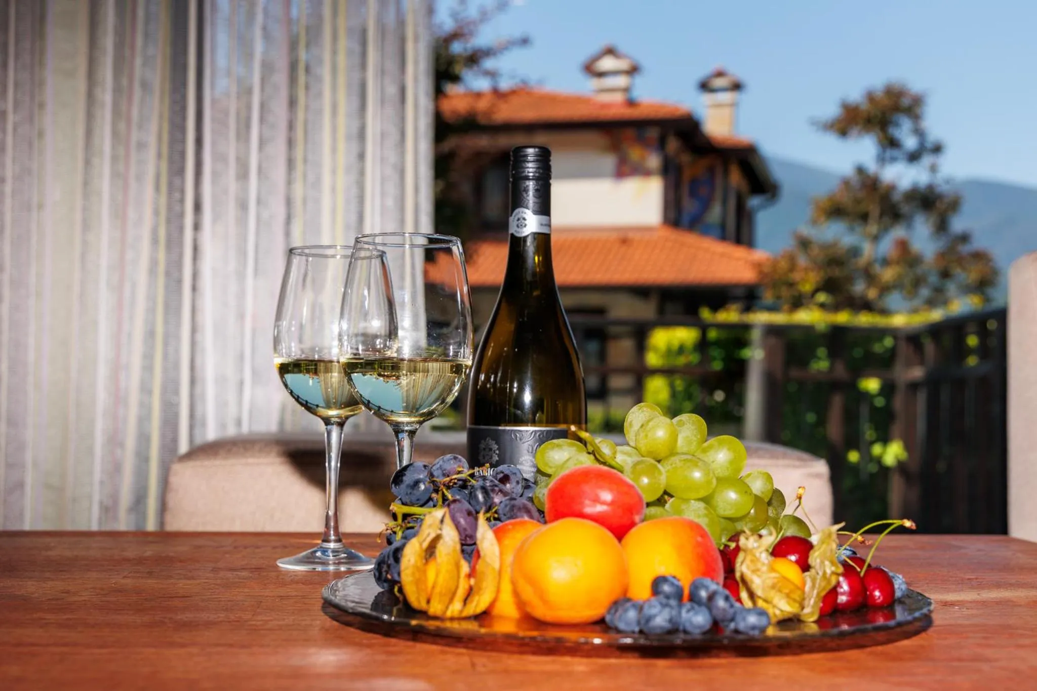 Inner courtyard view in Ruskovets Thermal SPA & Ski Resort
