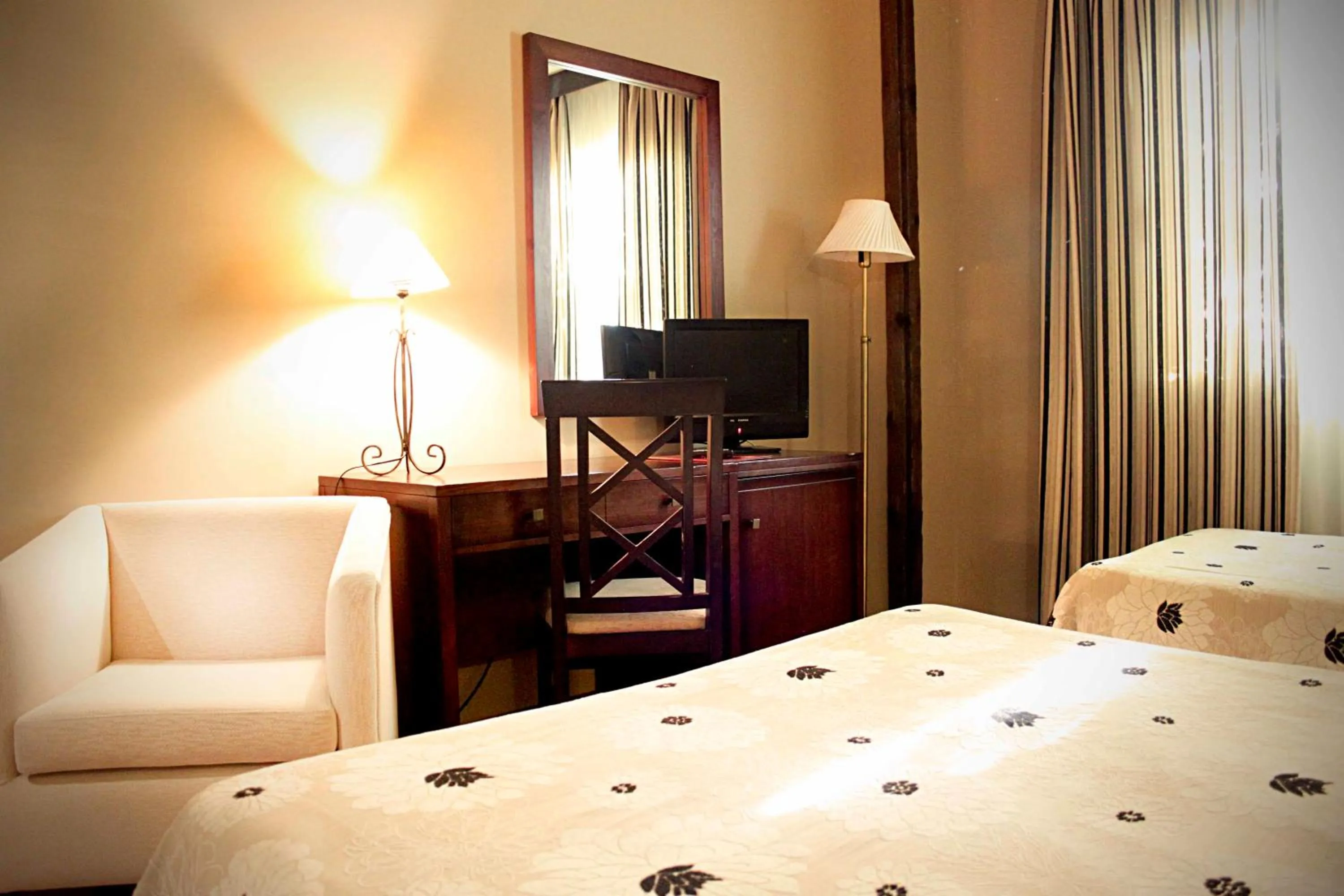 Decorative detail, Bed in Hotel Zerbinetta