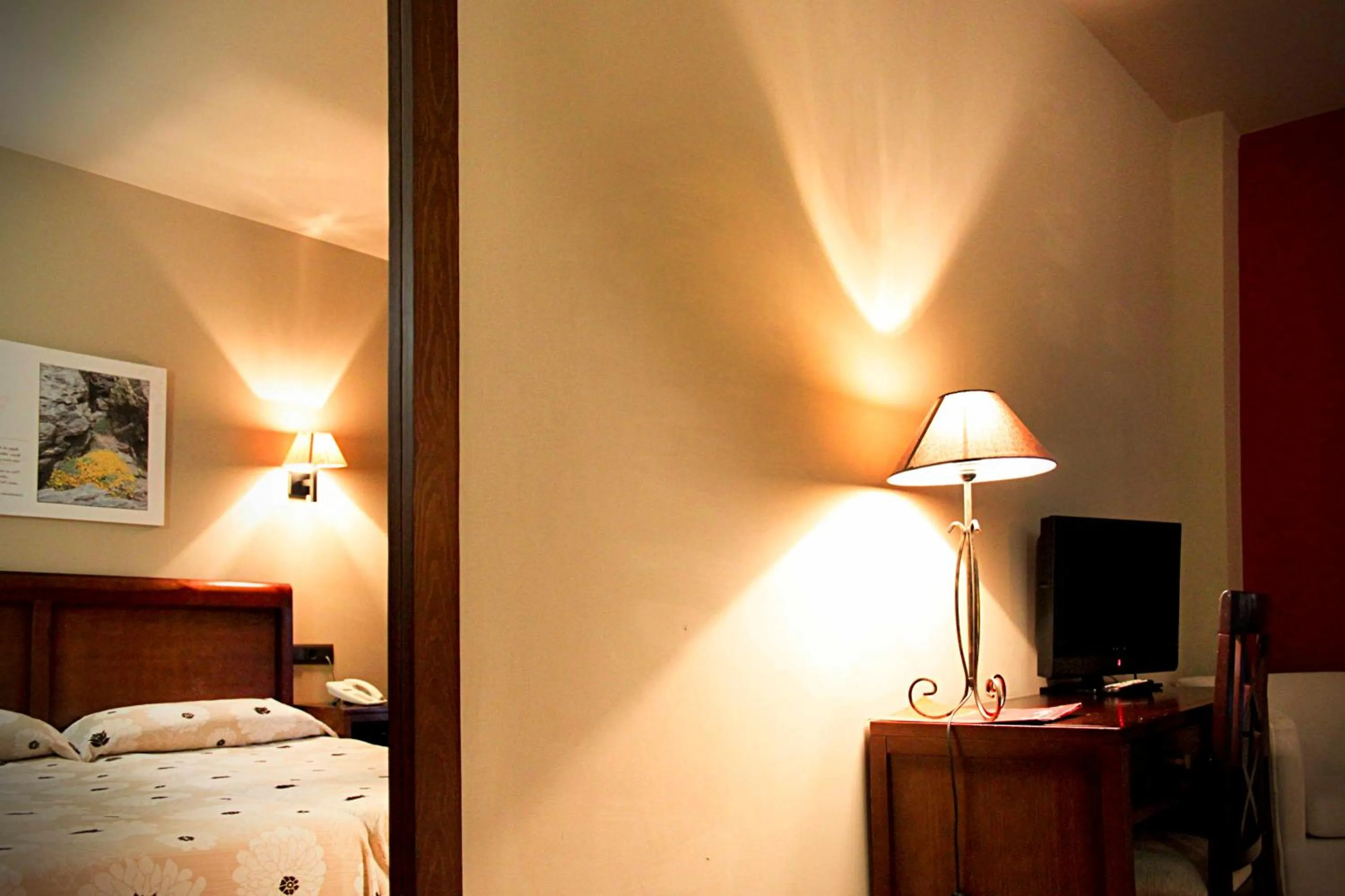 Decorative detail, Bed in Hotel Zerbinetta