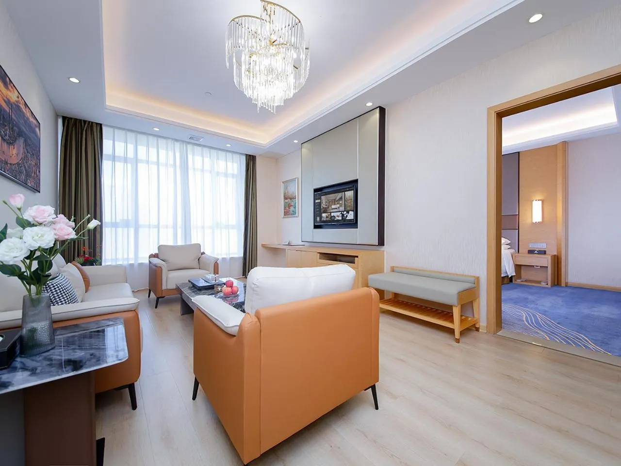 Bed in Vienna International Hotel Jingzhou New World
