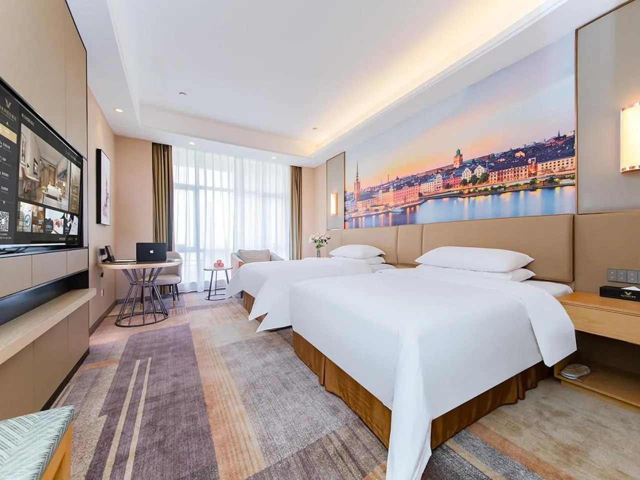 Bed in Vienna International Hotel Jingzhou New World