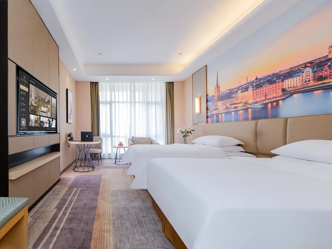 Bed in Vienna International Hotel Jingzhou New World