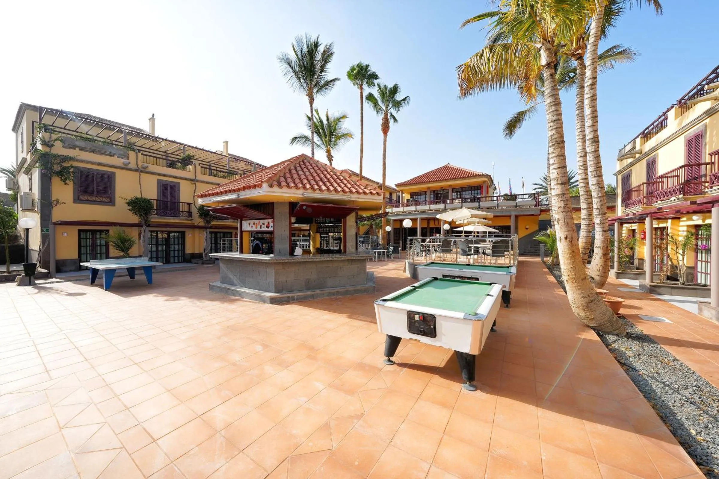 Patio in Bungalows Maspalomas Oasis Club - All Inclusive.