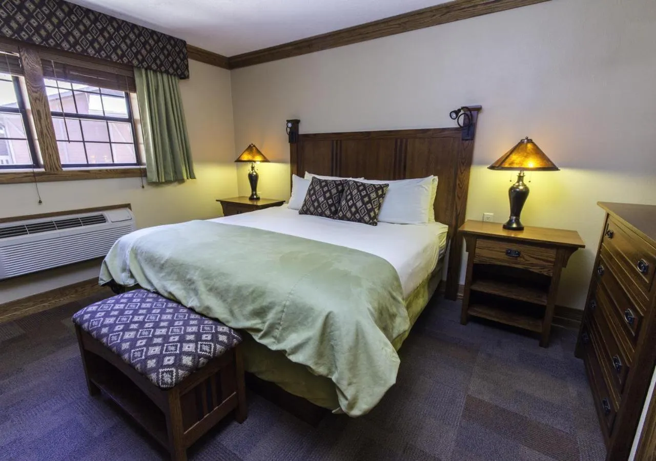 Bed in Zion Lodge - Inside the Park