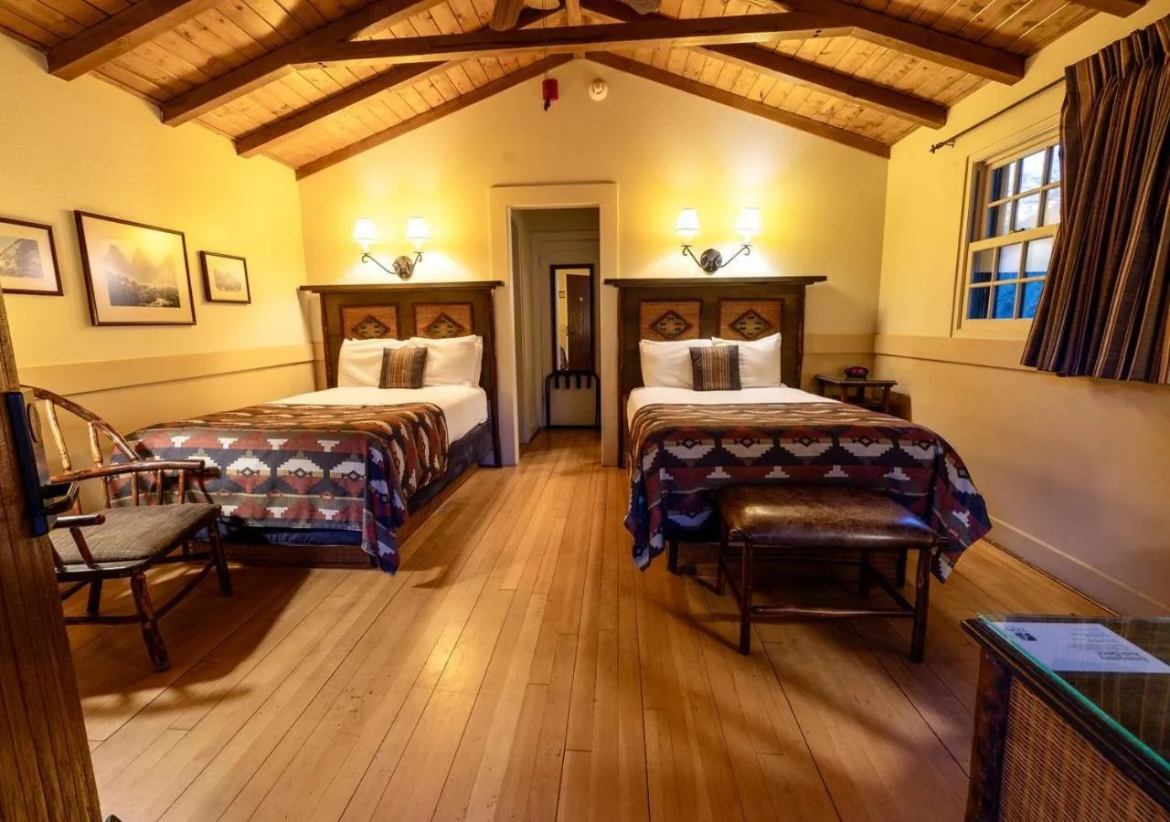 Bed in Zion Lodge - Inside the Park