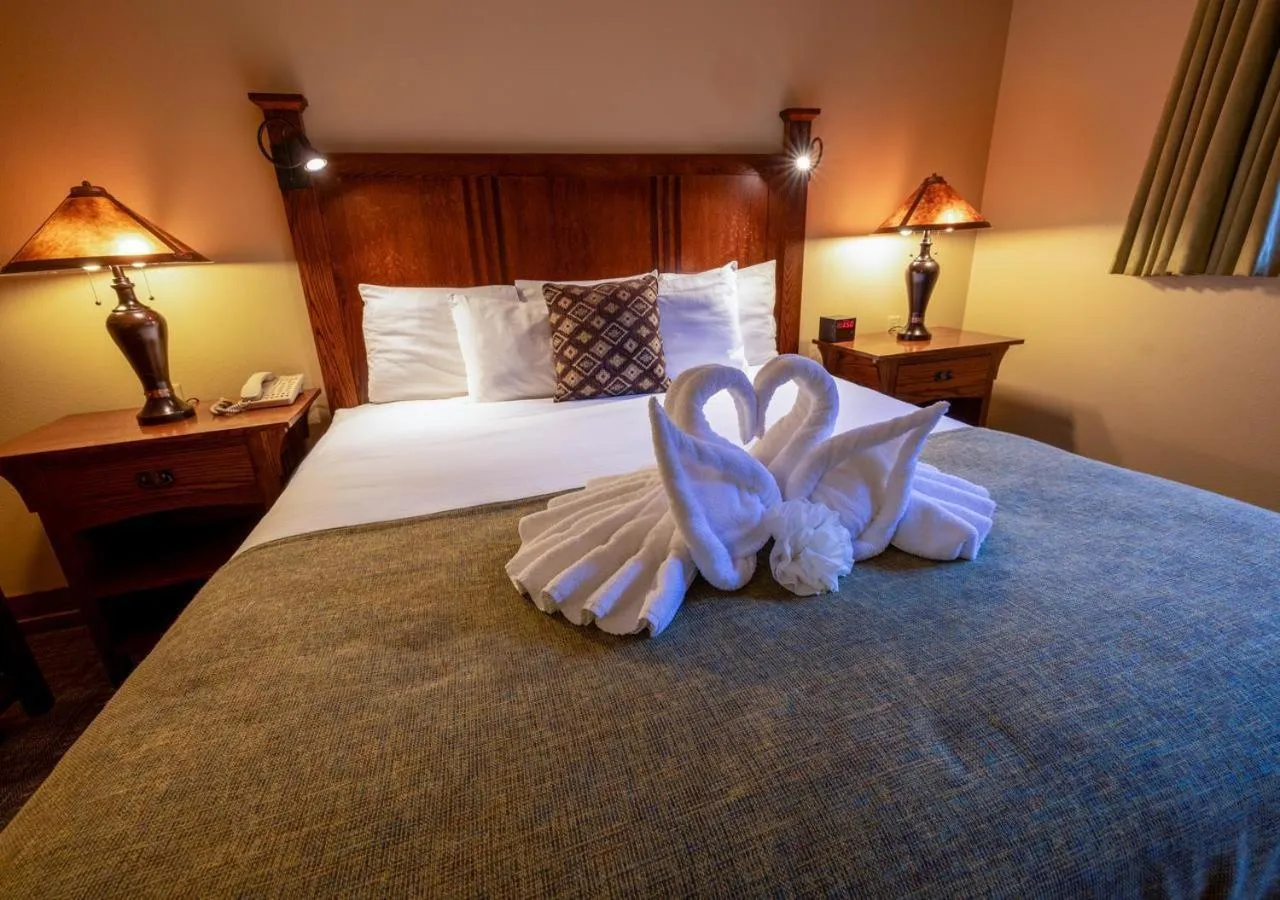 Bed in Zion Lodge - Inside the Park