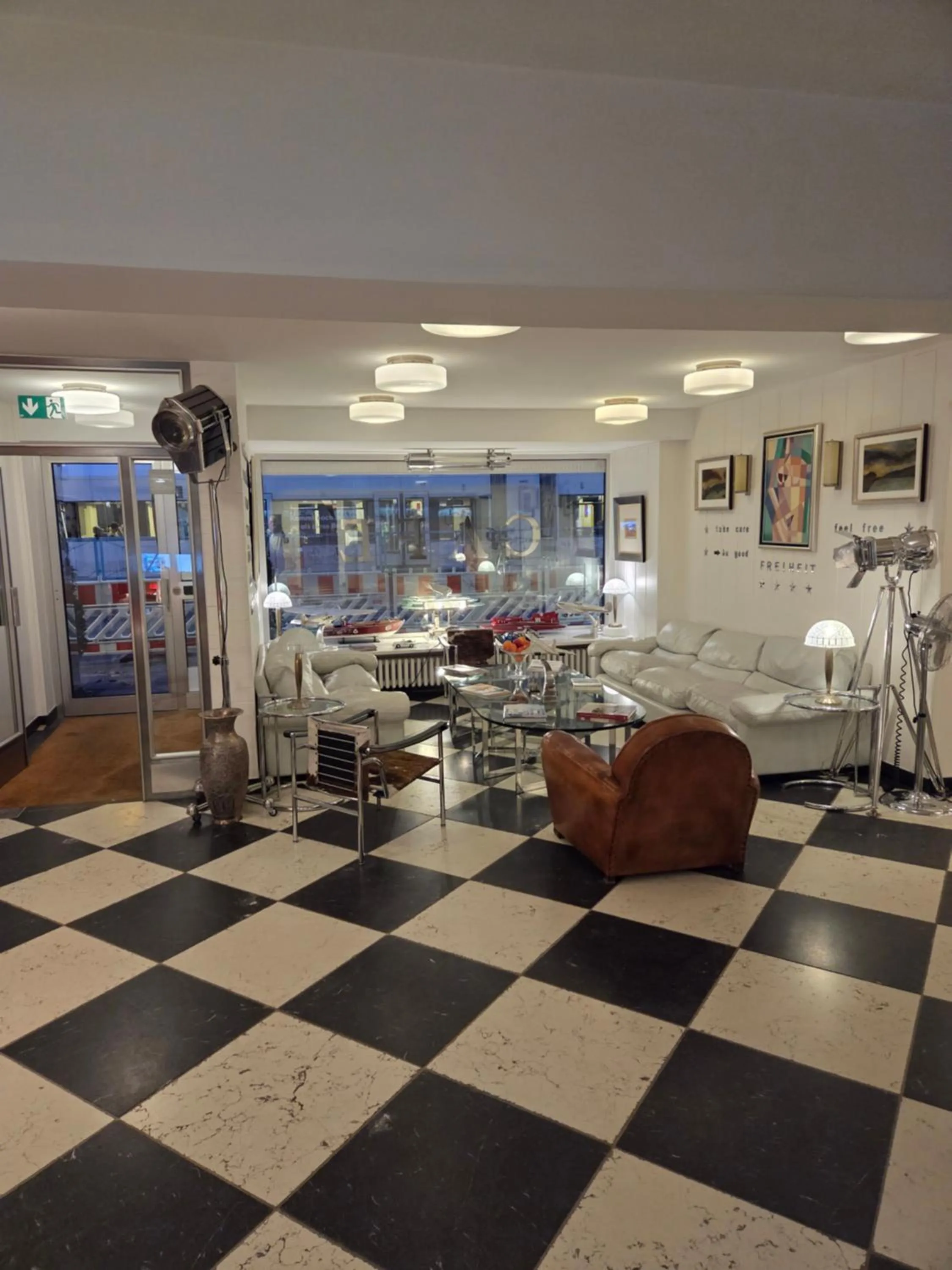 Seating area in Hotel Freiheit