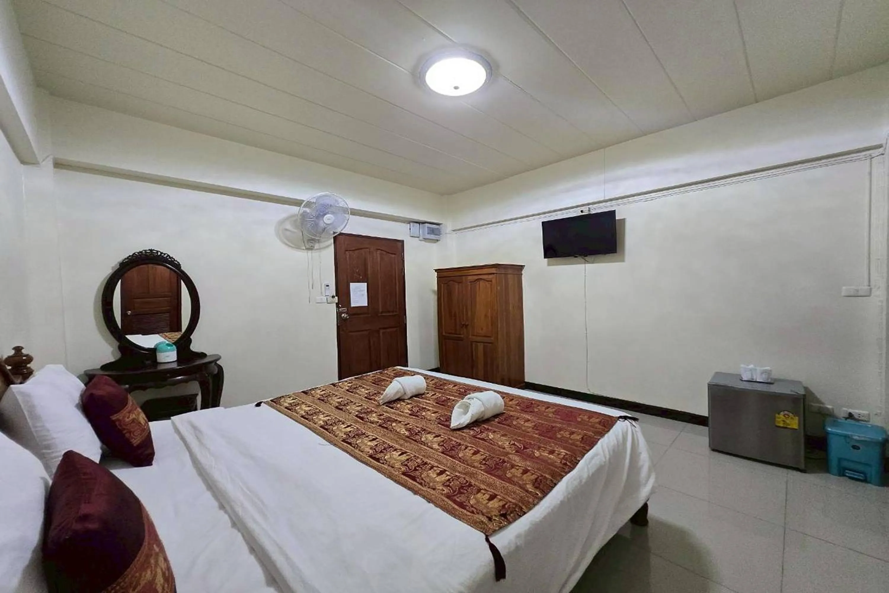 Bed in Baan Sabai Guesthouse