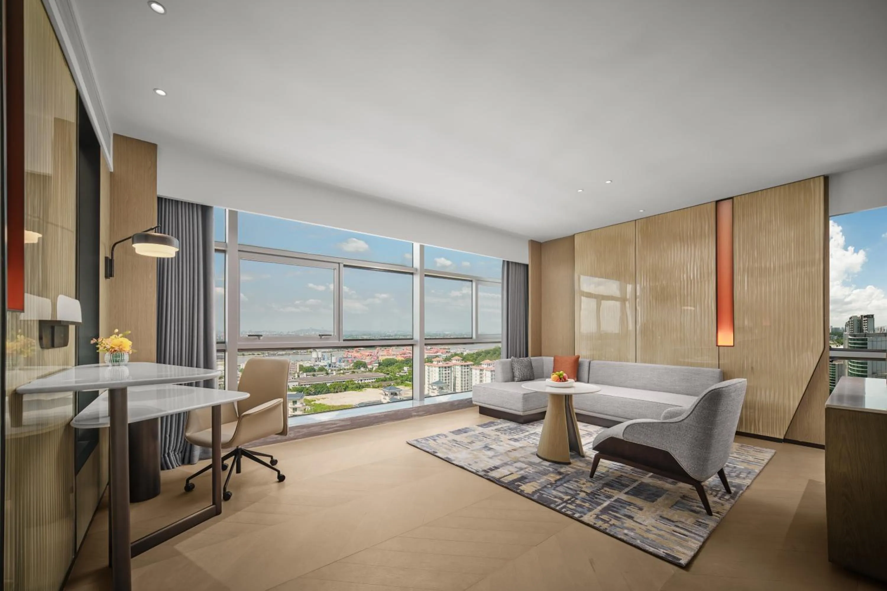 Living room in Crowne Plaza Zhongshan Torch High-tech Zone by IHG