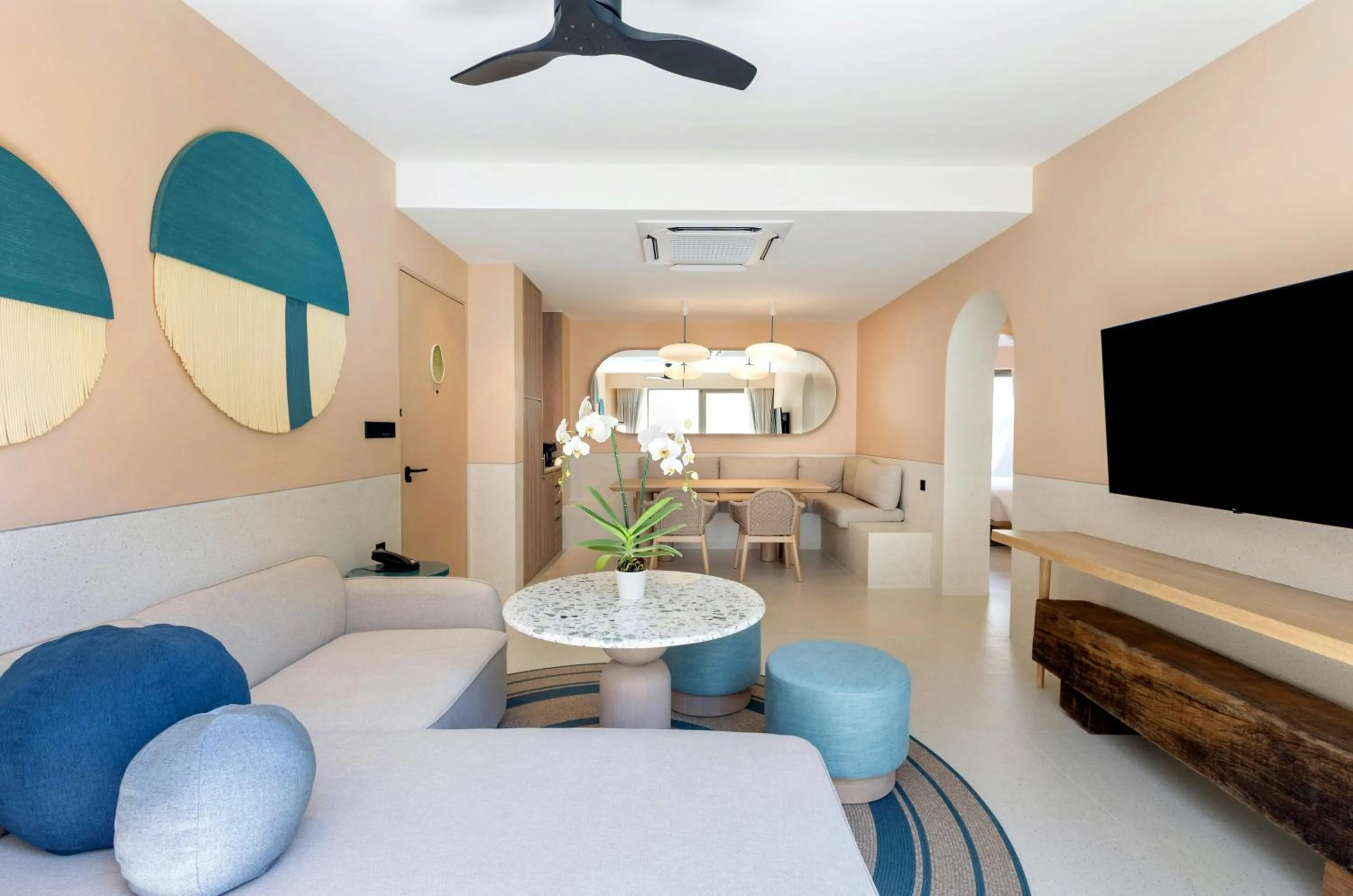 Living room, Bed in Centara Karon Villas Phuket