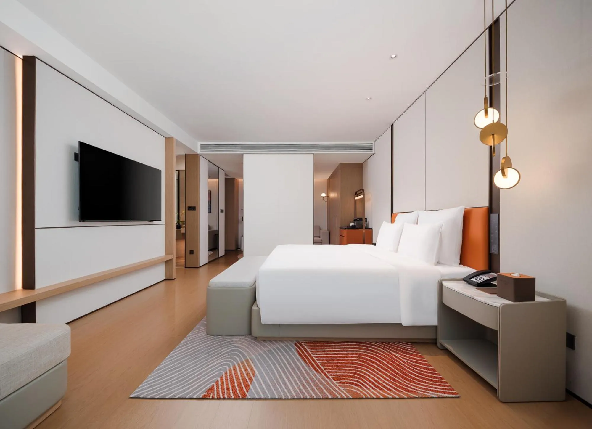 Bedroom, Bed in Pullman Chongqing Xiyue