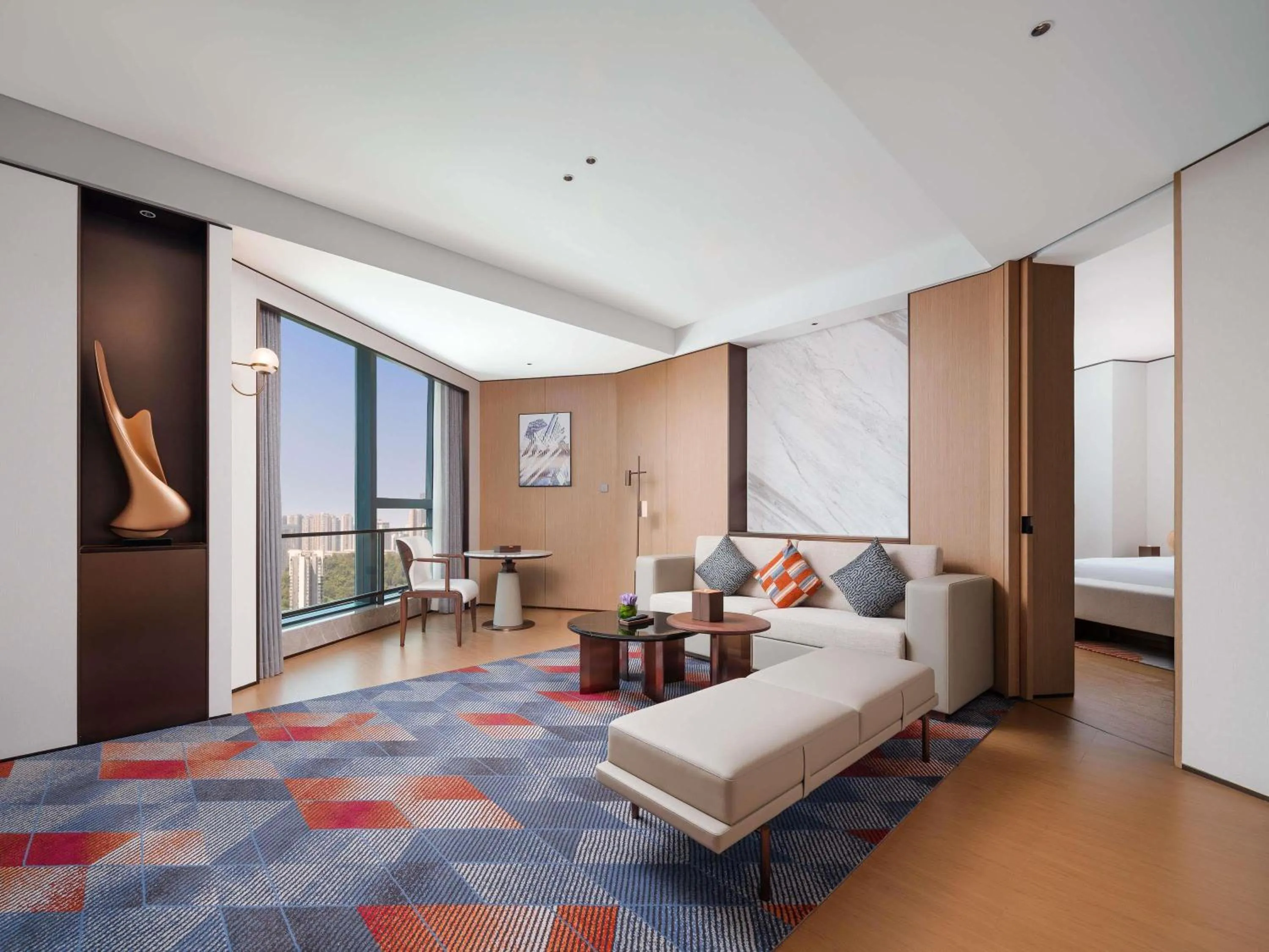 Bedroom, Bed in Pullman Chongqing Xiyue