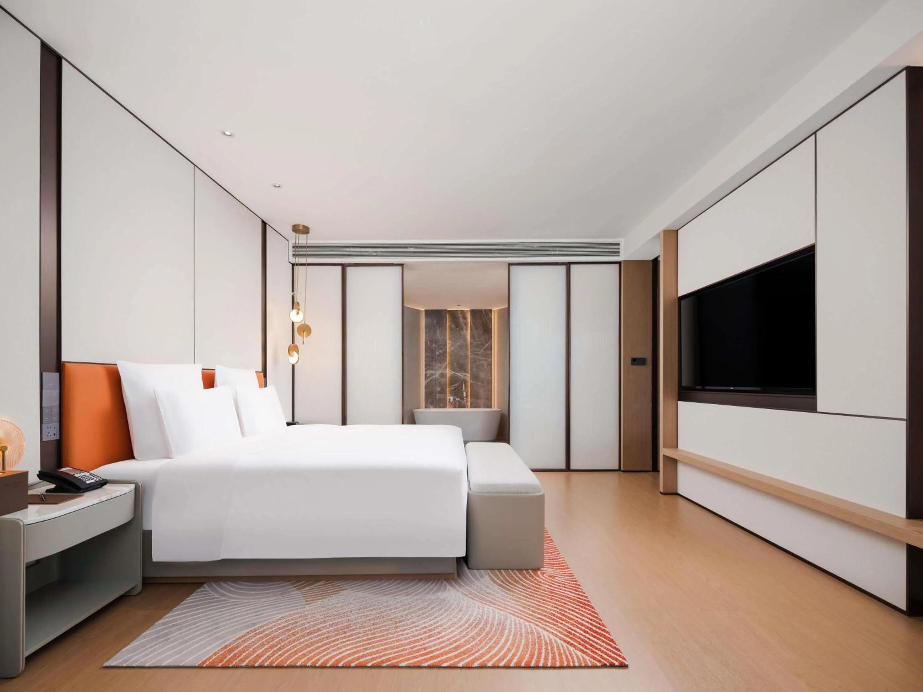 Bedroom, Bed in Pullman Chongqing Xiyue