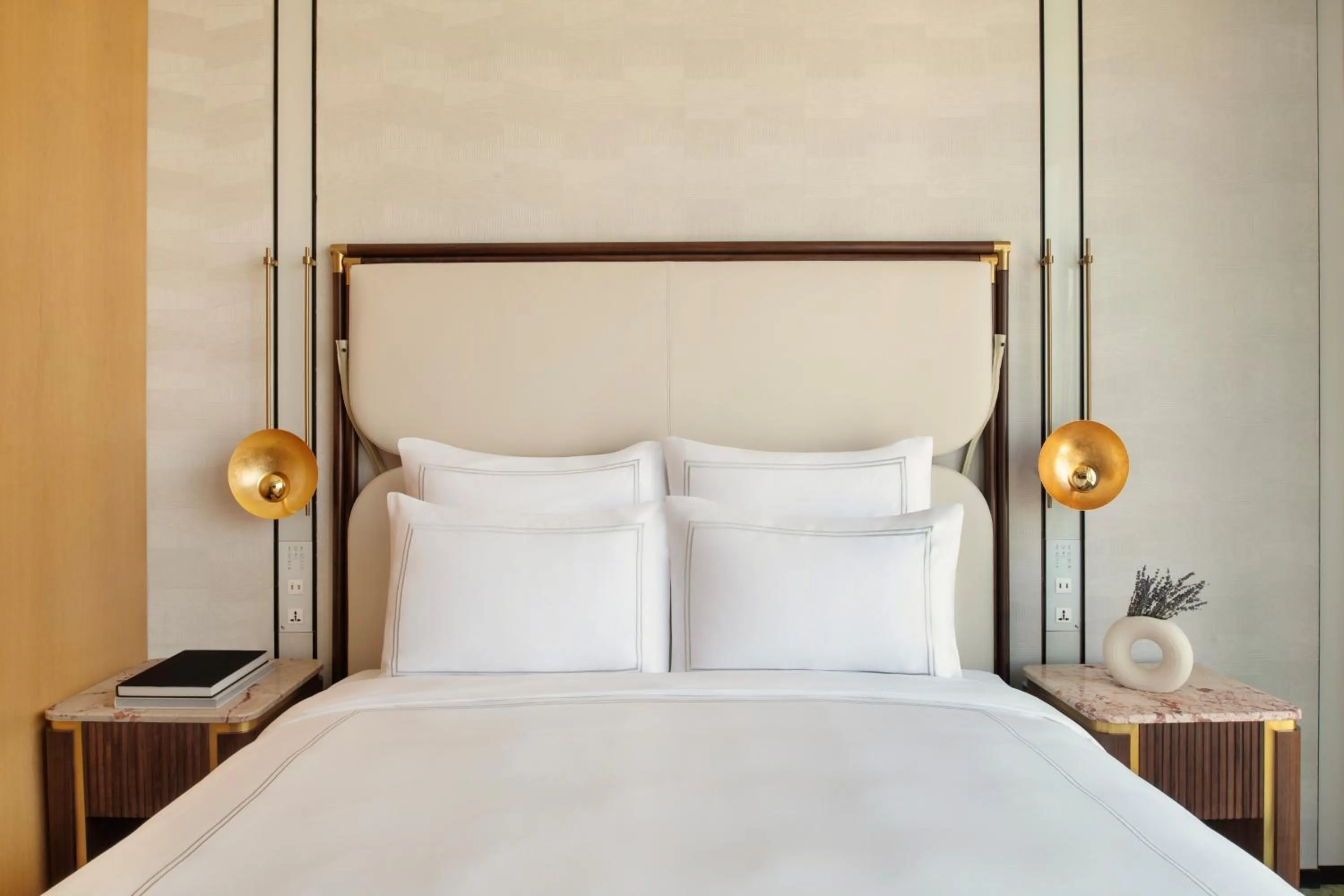 Bed in Swissôtel Corniche Park Towers Doha