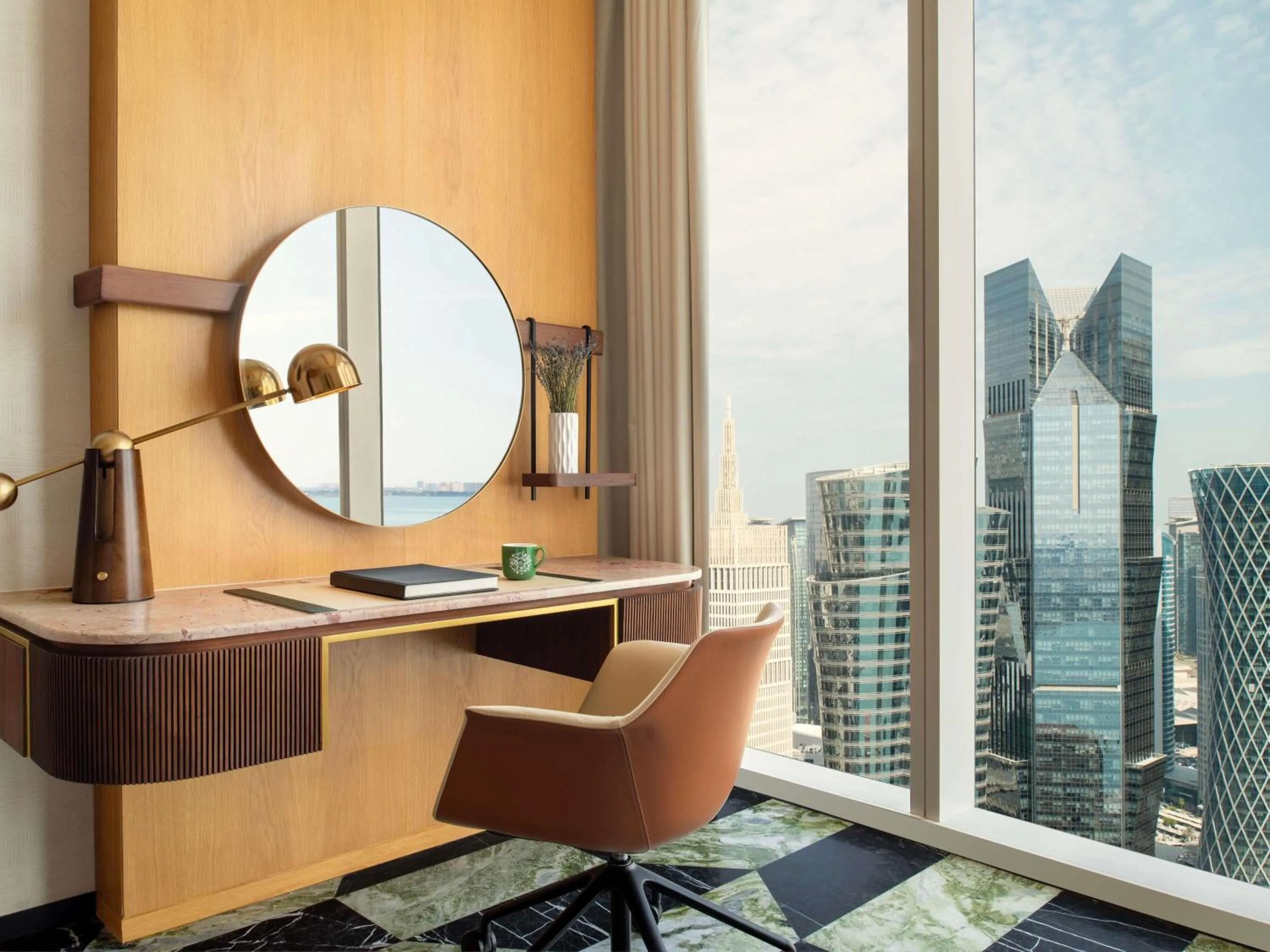 Bedroom in Swissôtel Corniche Park Towers Doha