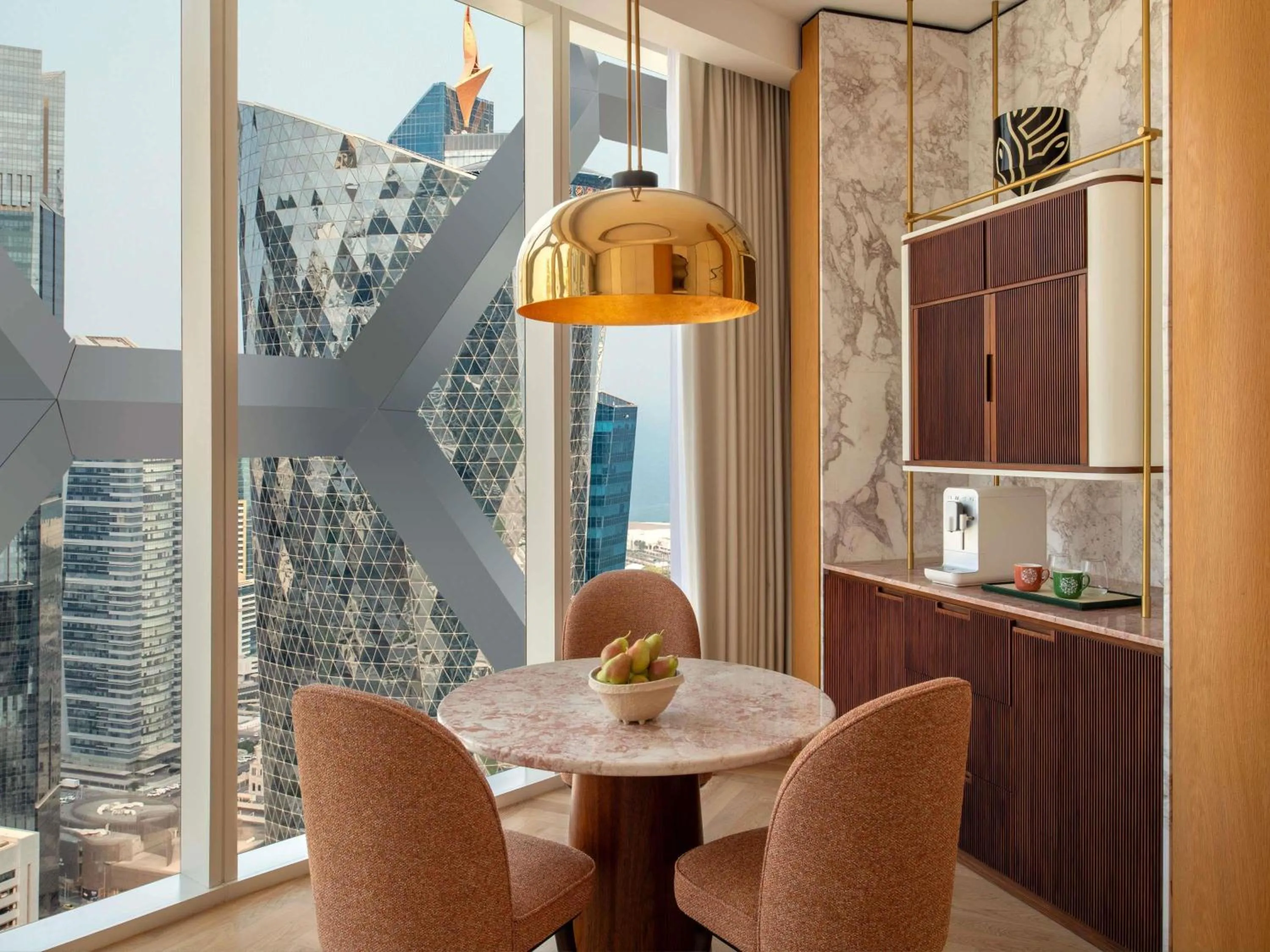 Bedroom in Swissôtel Corniche Park Towers Doha