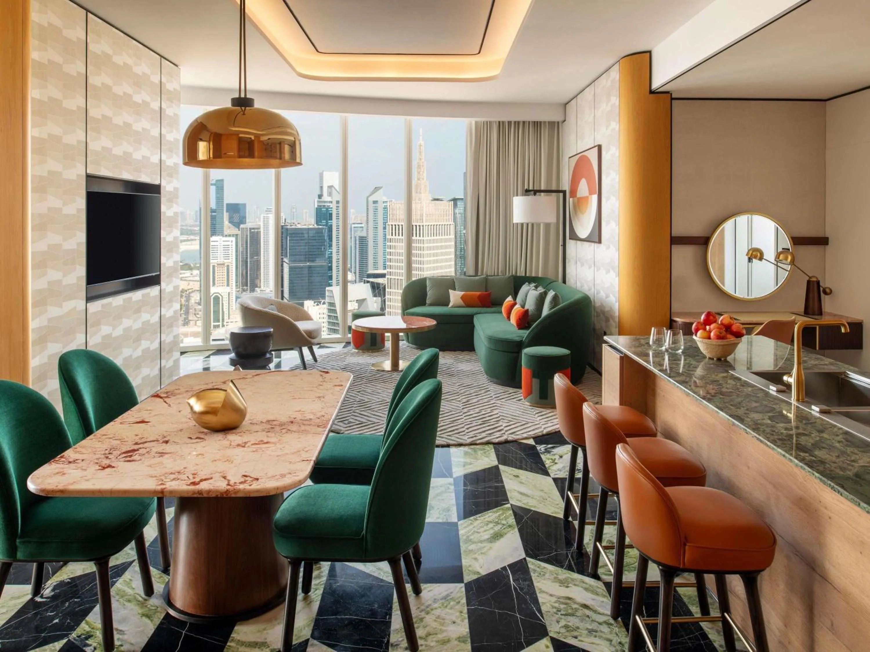 Bedroom in Swissôtel Corniche Park Towers Doha