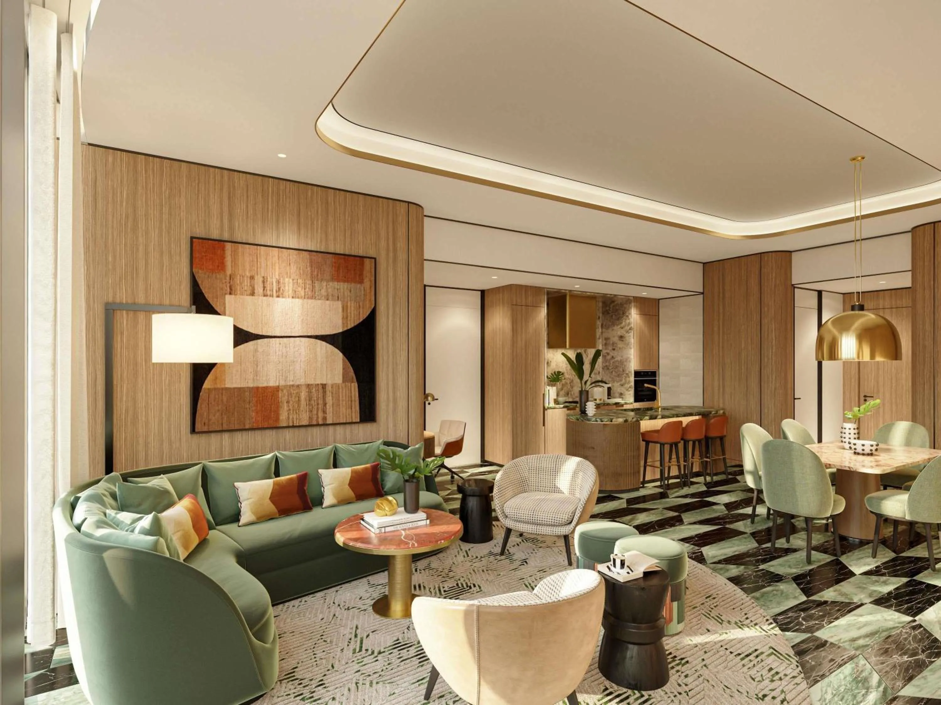 Photo of the whole room in Swissôtel Corniche Park Towers Doha