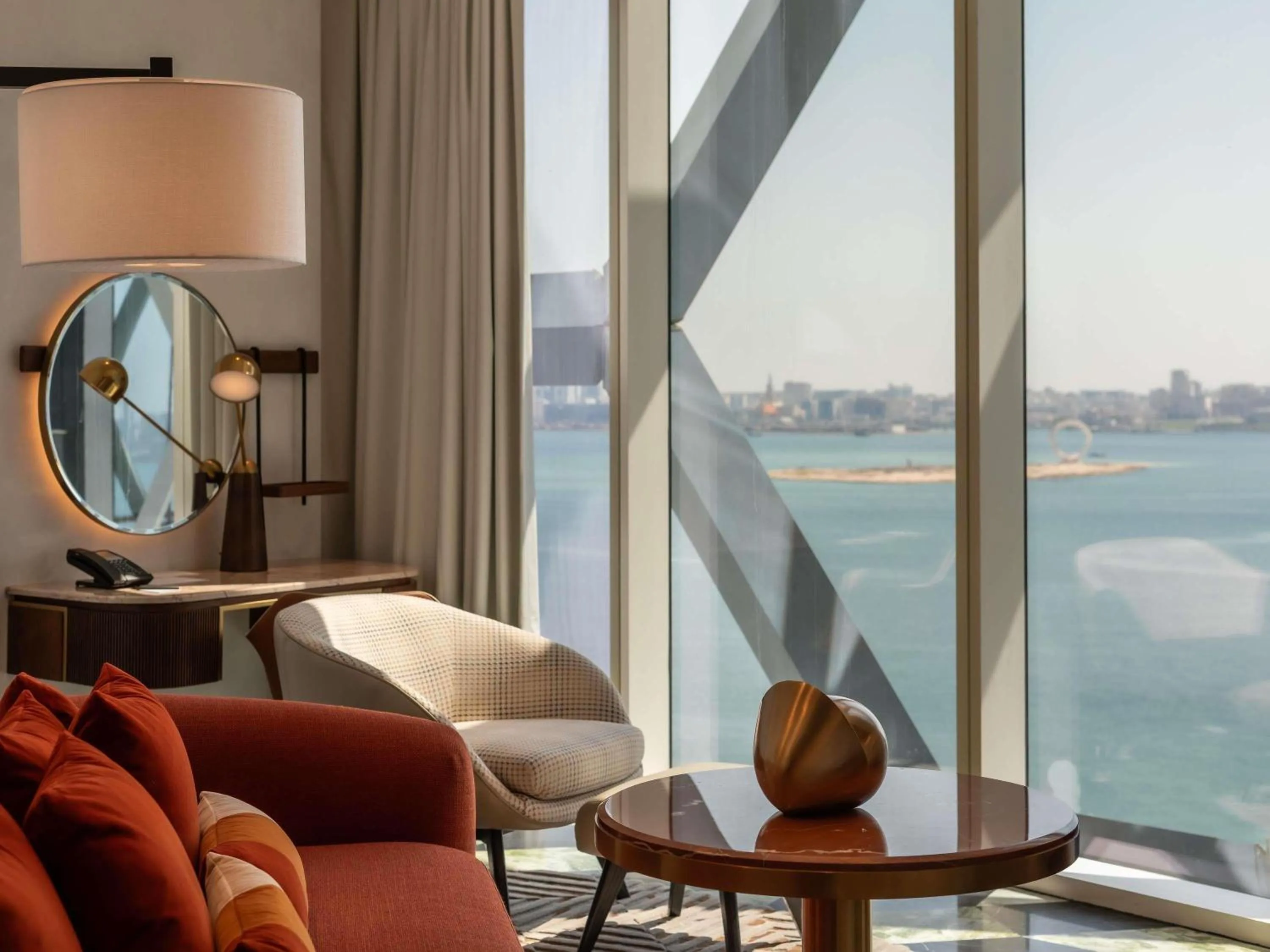 Bedroom in Swissôtel Corniche Park Towers Doha