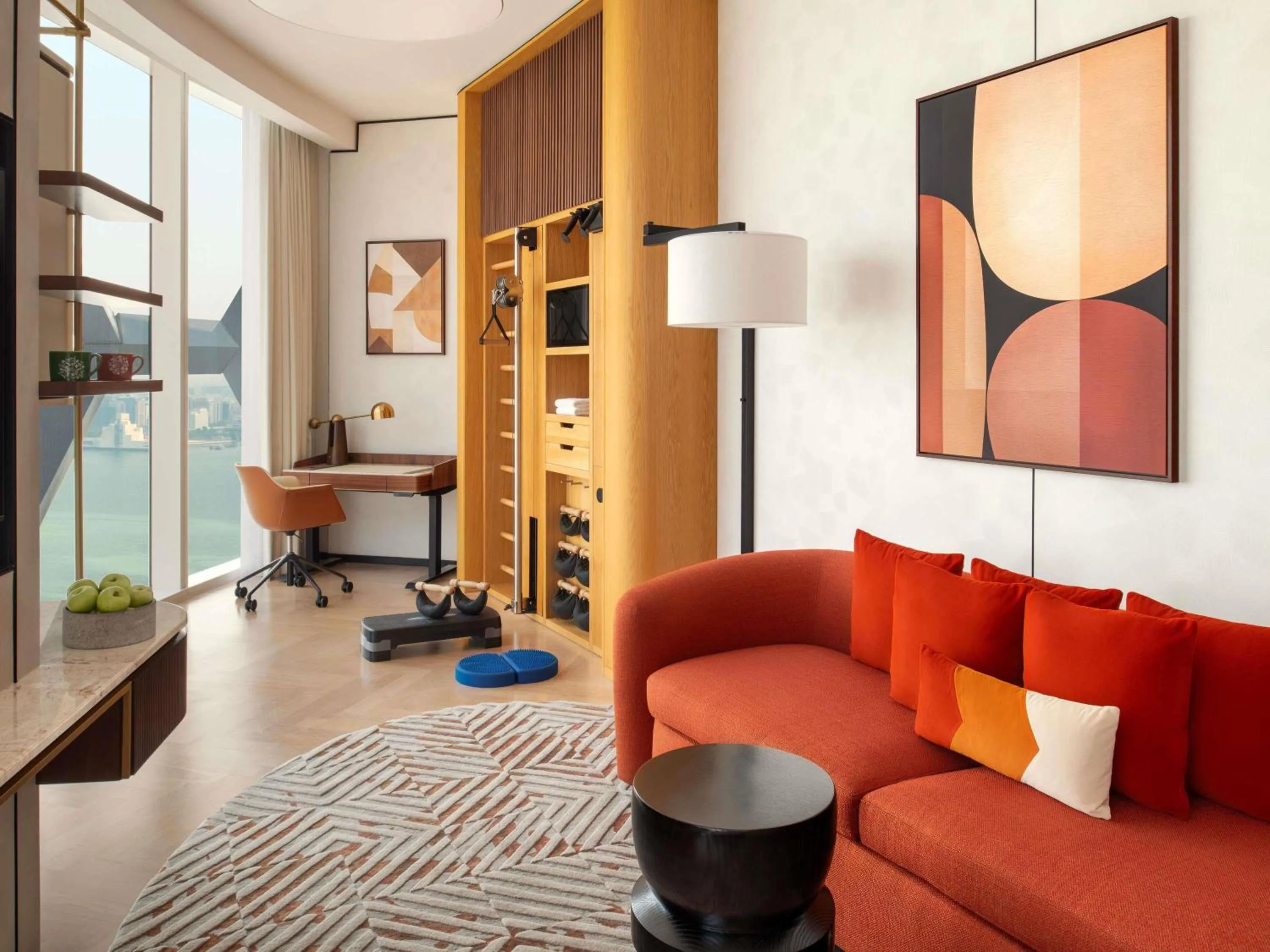 Bedroom in Swissôtel Corniche Park Towers Doha