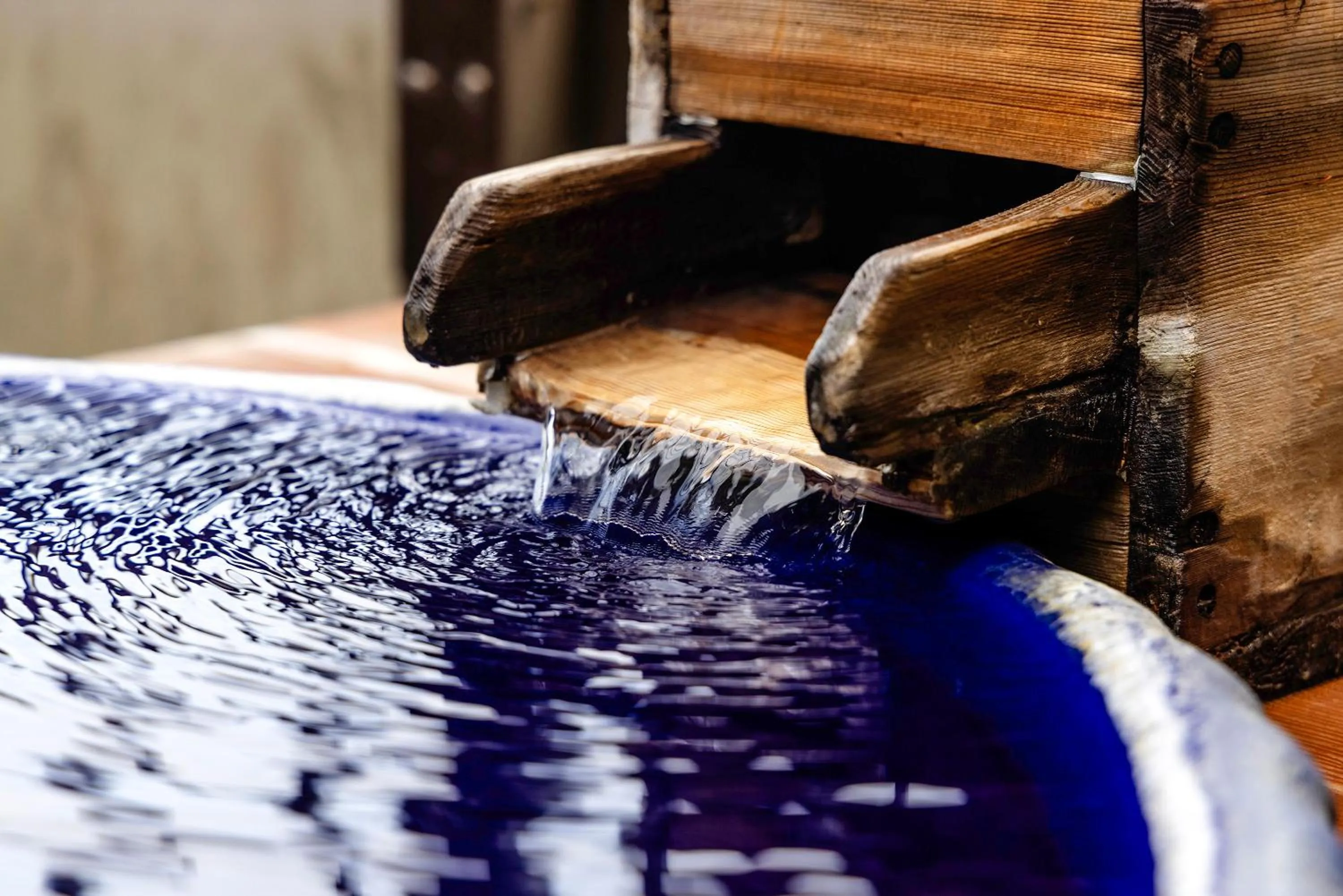 Hot Spring Bath in Shinyu no Yado SAZANA