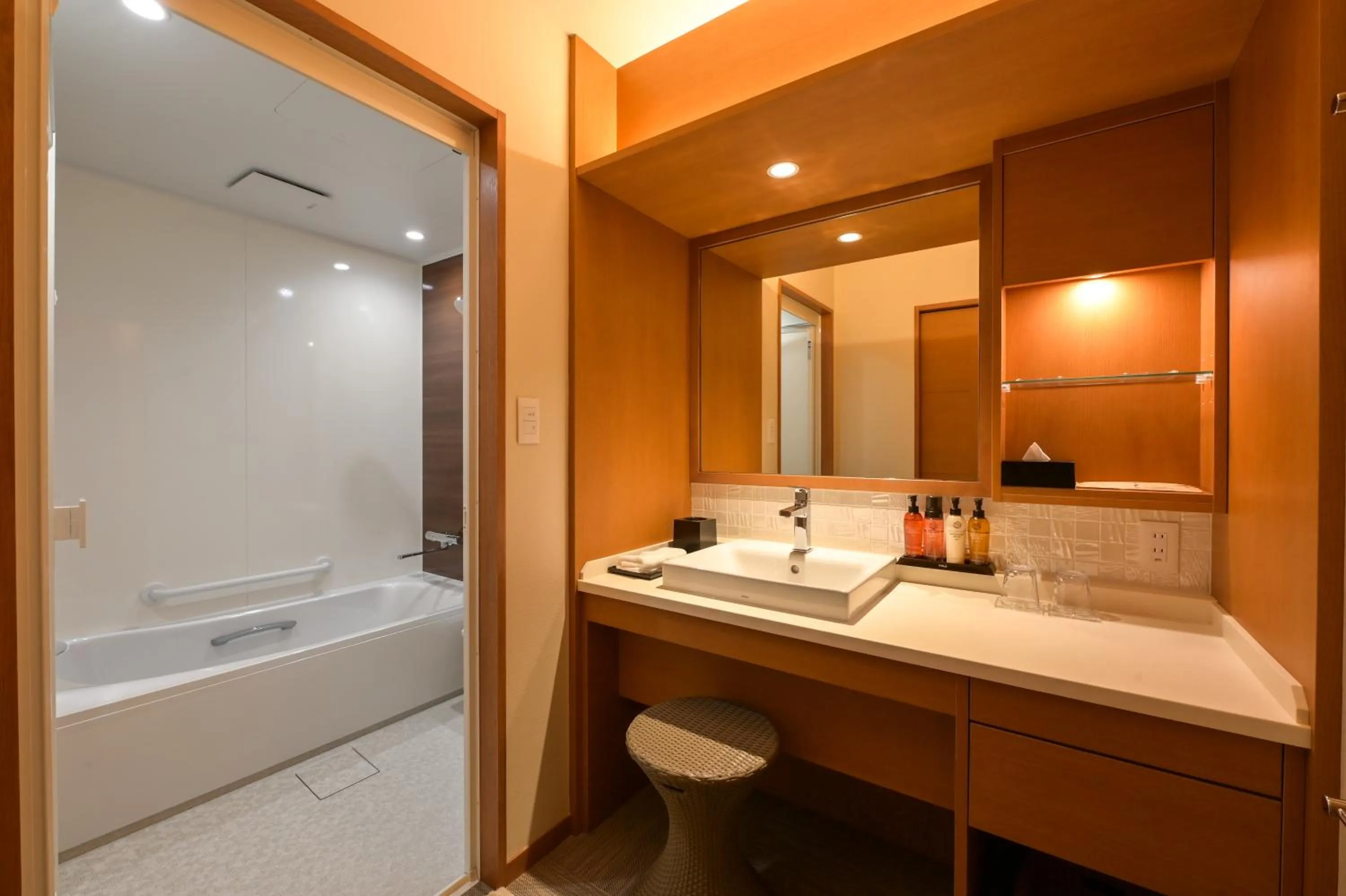 Bathroom in Shinyu no Yado SAZANA